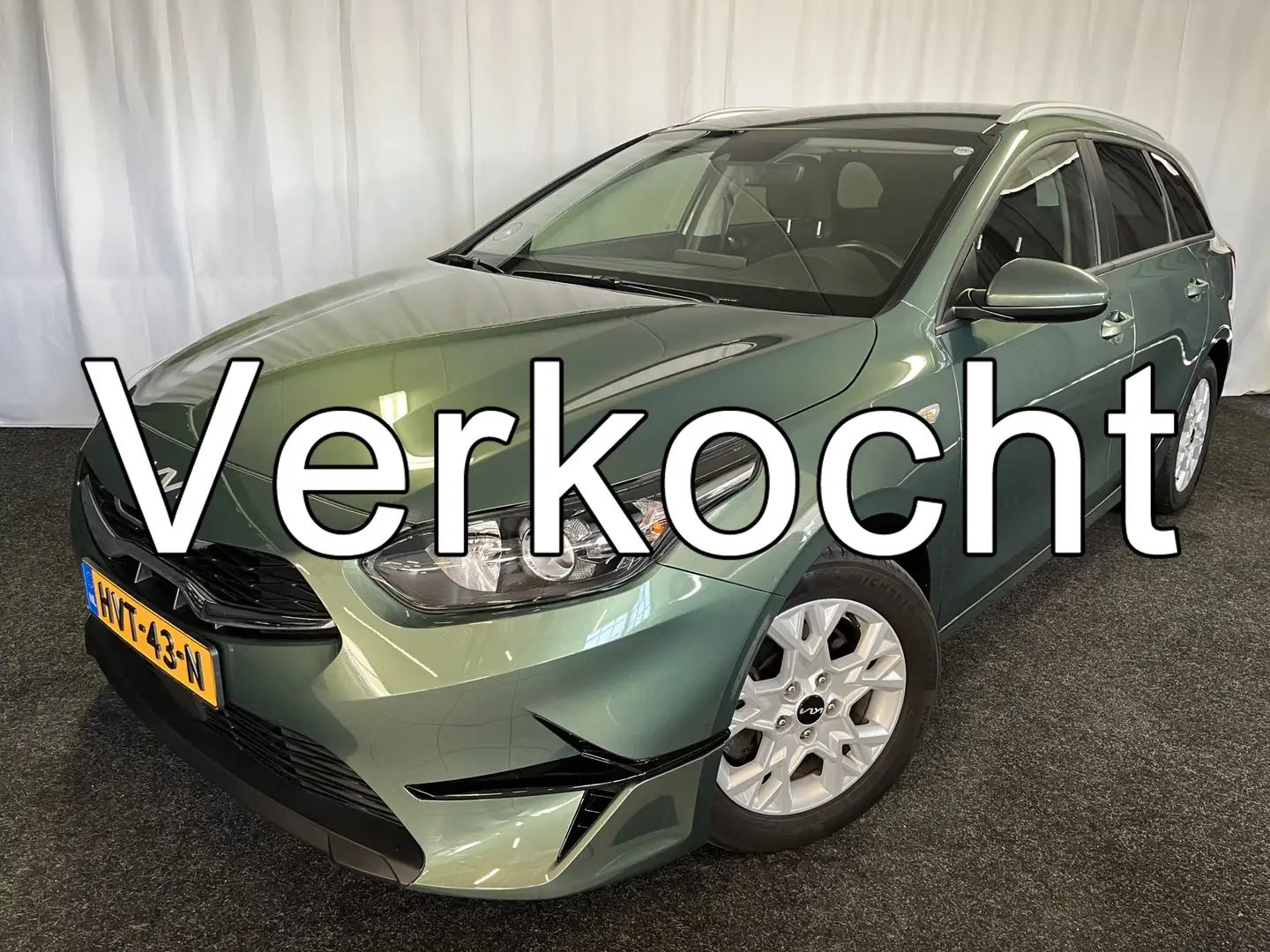 Kia Ceed SW / cee'd SW Sportswagon 1.5 T-GDi DynamicLine 1E EIGN/ECC/STOE Groen - 1