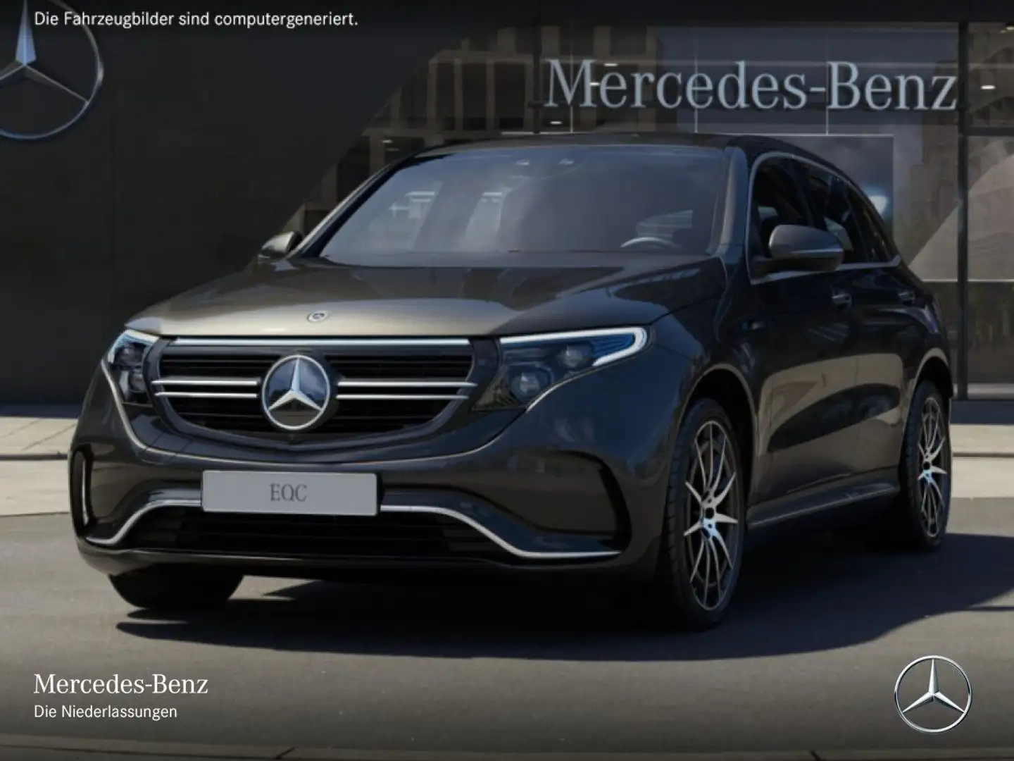 Mercedes-Benz EQC 400 4M AMG+MULTIBEAM+FAHRASS+KAMERA+KEYLESS Grau - 2