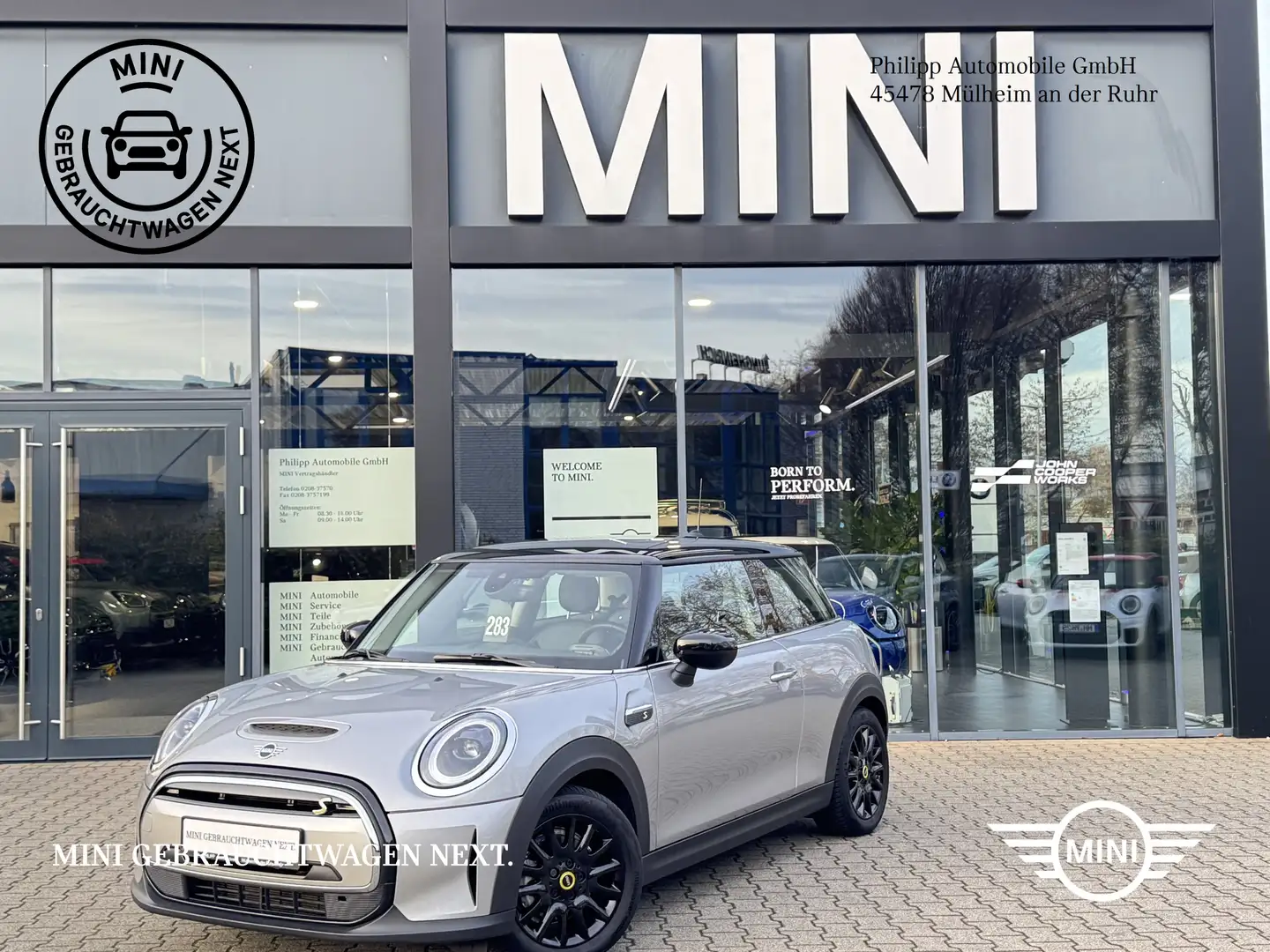 MINI Cooper SE Leder LED Sportsitz SHZ AppleCar 1,89% Silber - 1