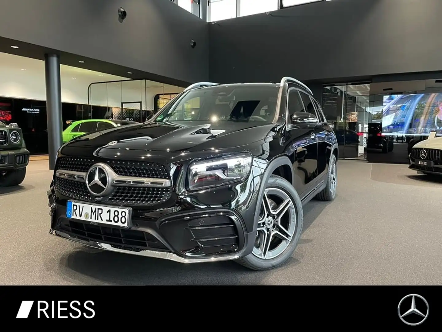 Mercedes-Benz GLB 220 d 4M AMG+AHK+DISTRONIC+MULTIBEAM+KEYLESS Schwarz - 1