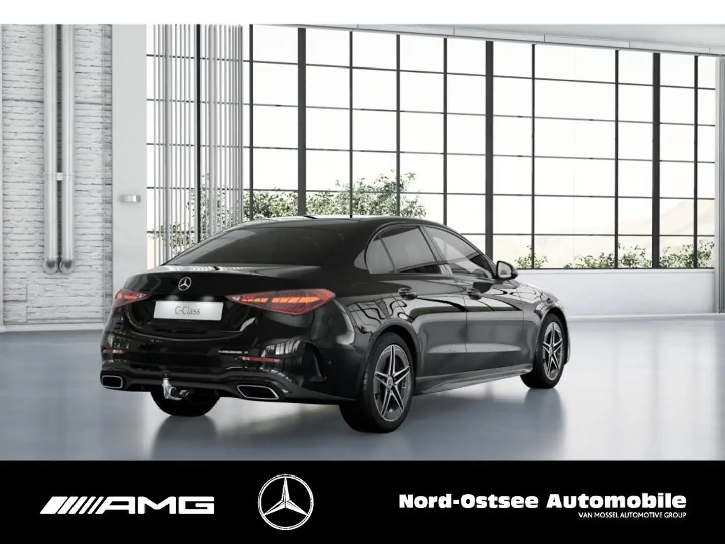 Mercedes-Benz C 220 d AMG KAMERA TEMPO AHK SITZHZG NIGHT Schwarz - 2