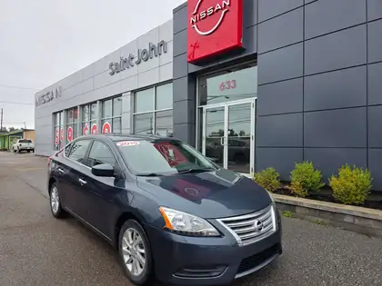 Blue 2015 Nissan Sentra Sedan Front-Wheel Drive Automatic