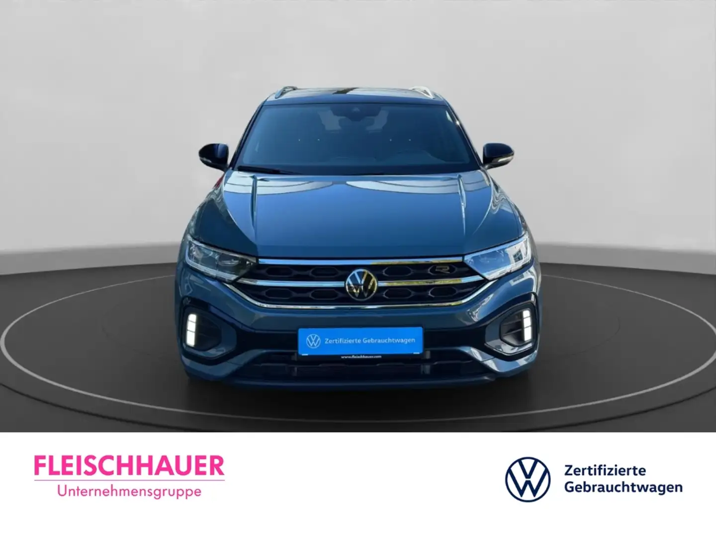 Volkswagen T-Roc R-Line 2,0 TDI DSG AHK+NAVI+DC+MASSAGE Azul - 2