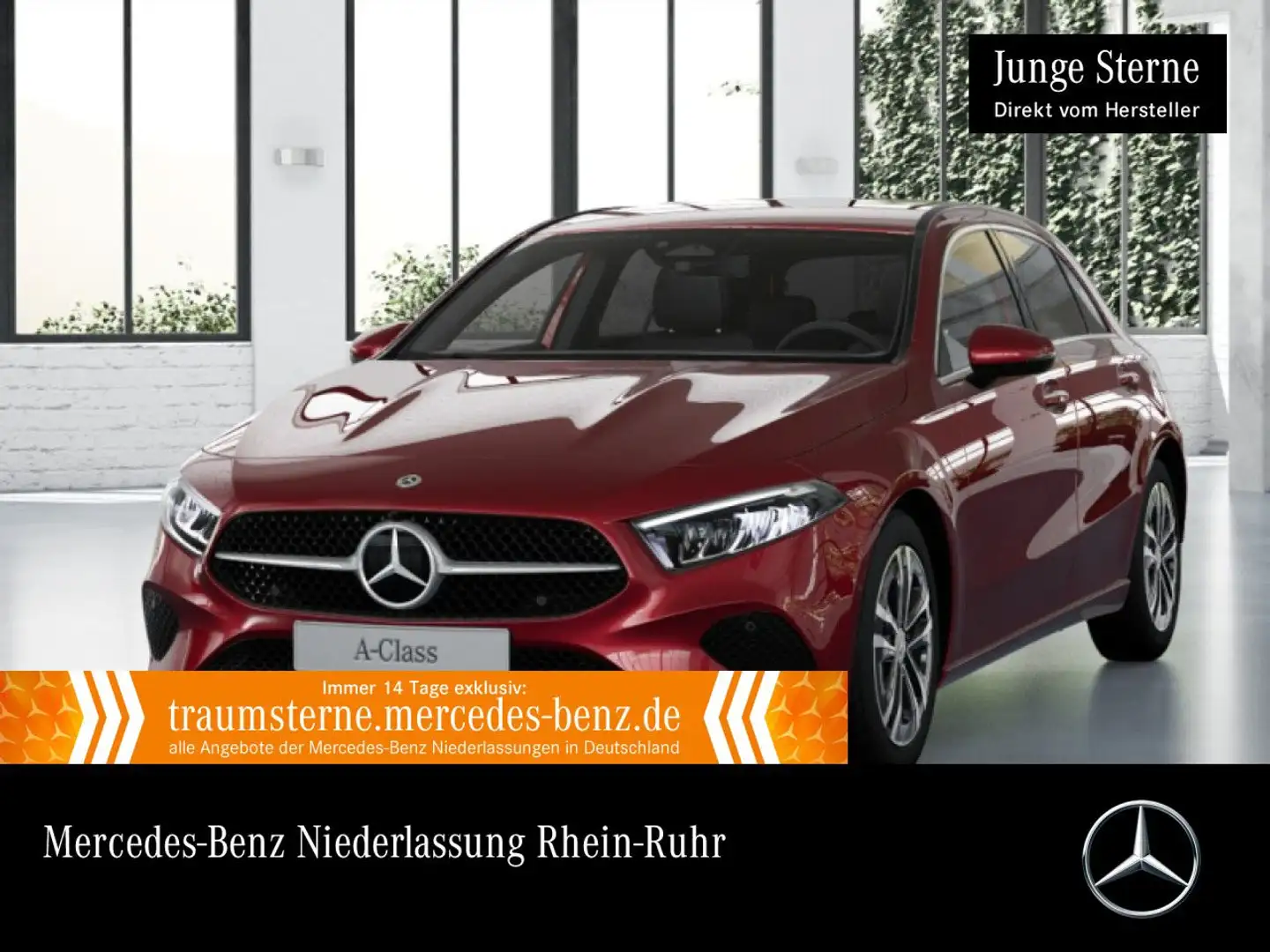Mercedes-Benz A 180 PROGRESSIVE+LED+KAMERA+KEYLESS+7G Rot - 1