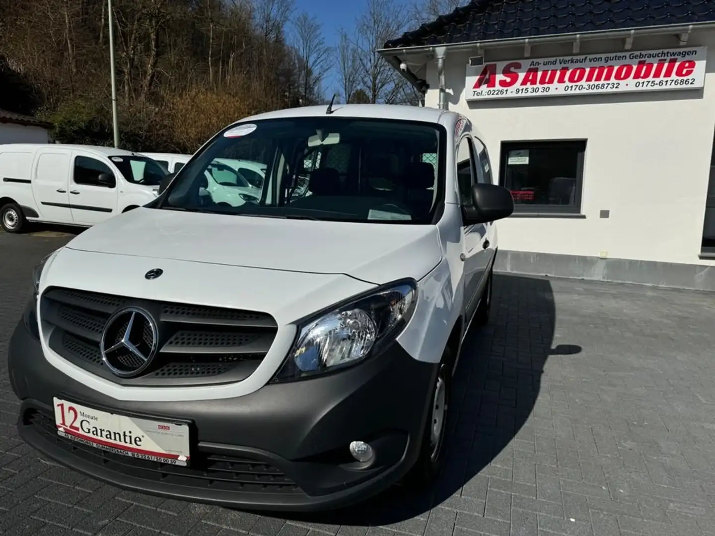 Mercedes-Benz Citan 109 CDI lang+1.HAND+KLIMA+PDC+SCHIEBETÜR+AHK Weiß - 2