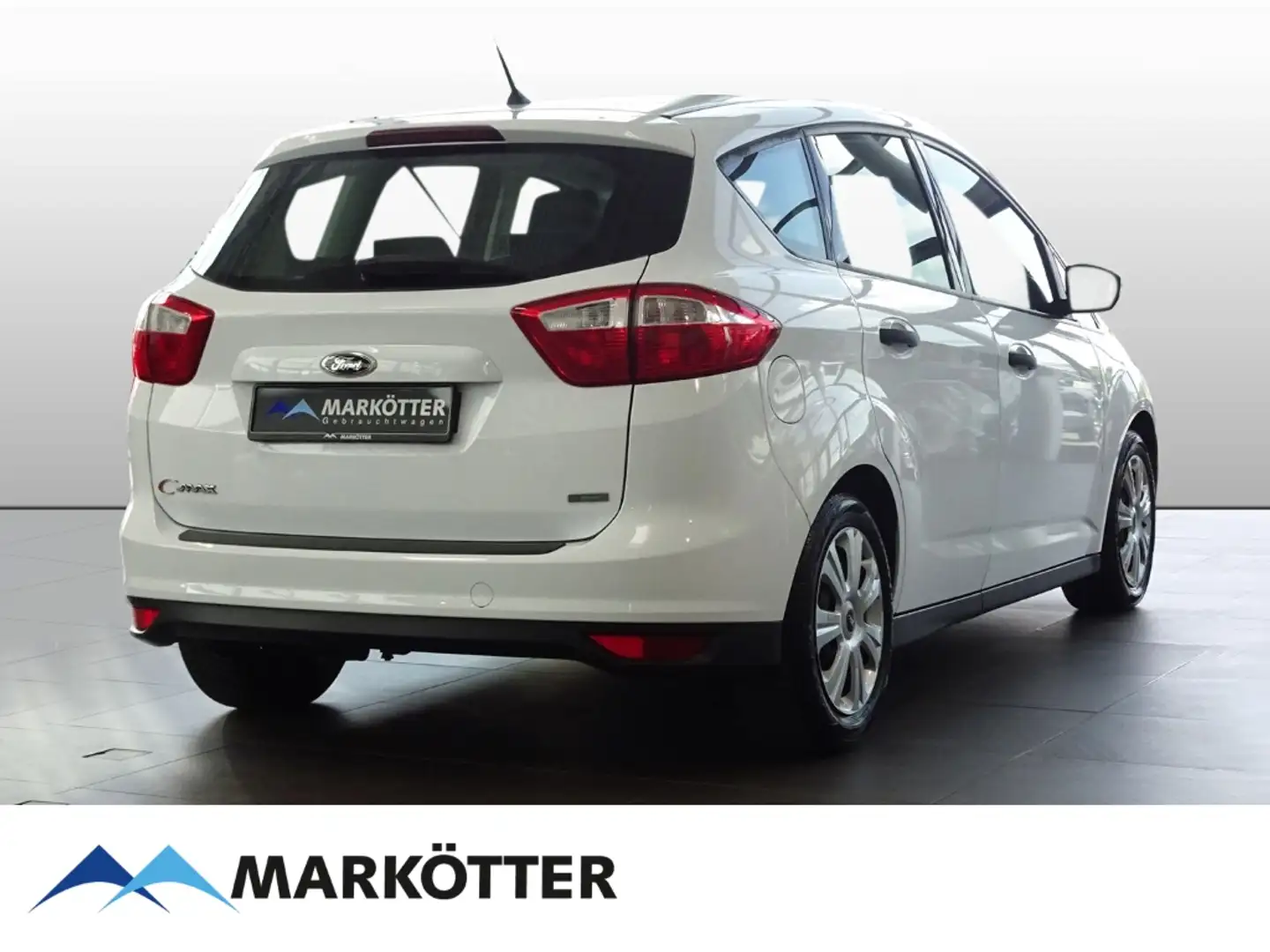 Ford C-Max Ambiente 1.0 EcoBoost Klima/AUX/CD Blanc - 2