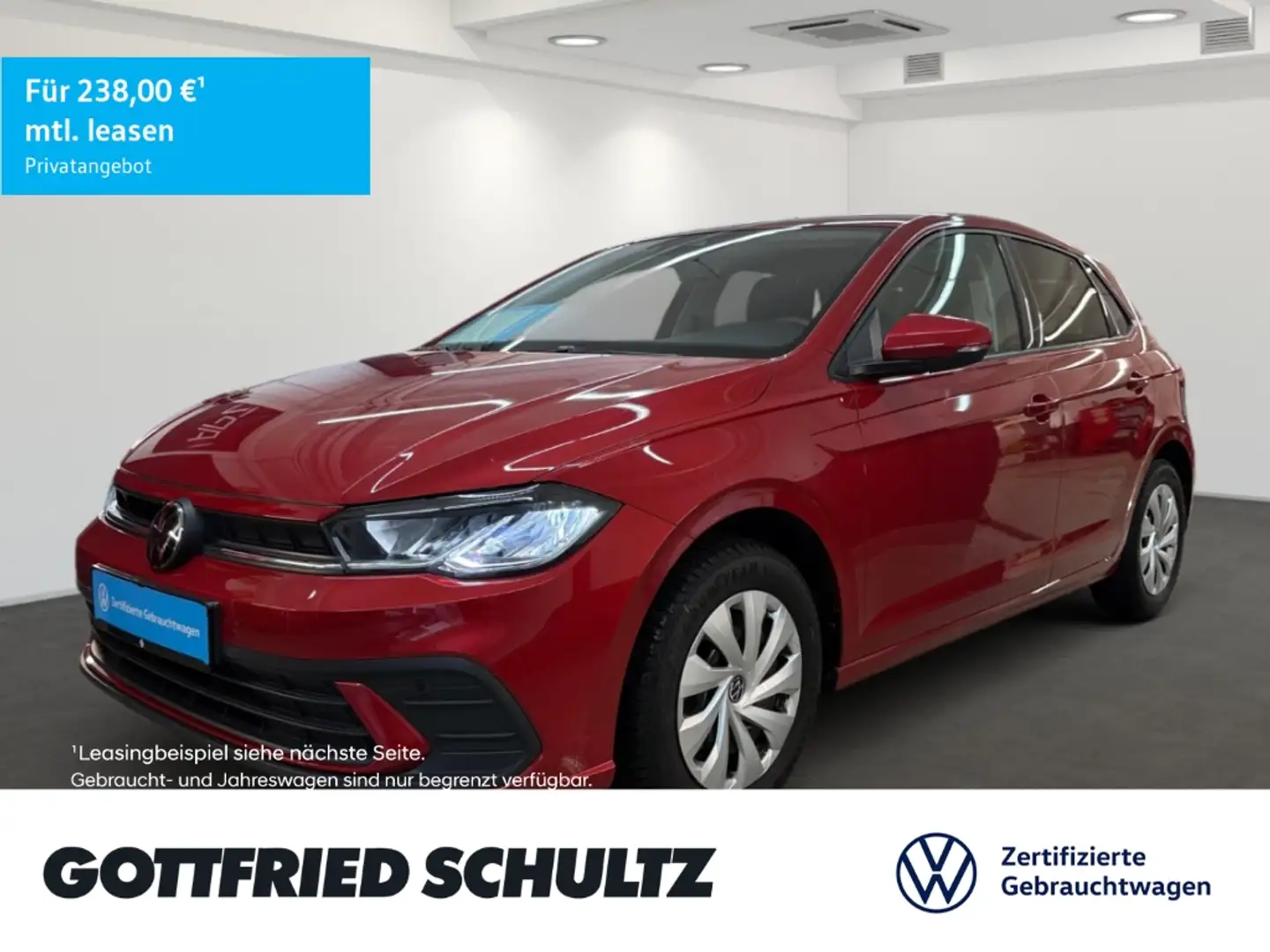 Volkswagen Polo 1.0 TSI LED NAV EPH SHZ DAB ACC Life ALLSEASON APP Rot - 1