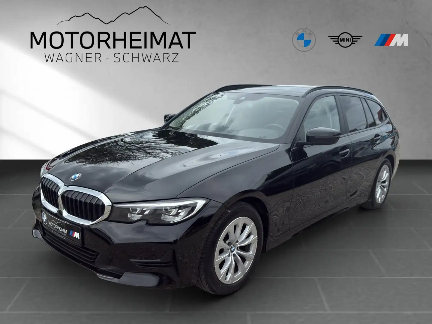 BMW 320 d Touring Advantage RFK AHK Sportsitze LivePro Schwarz - 1