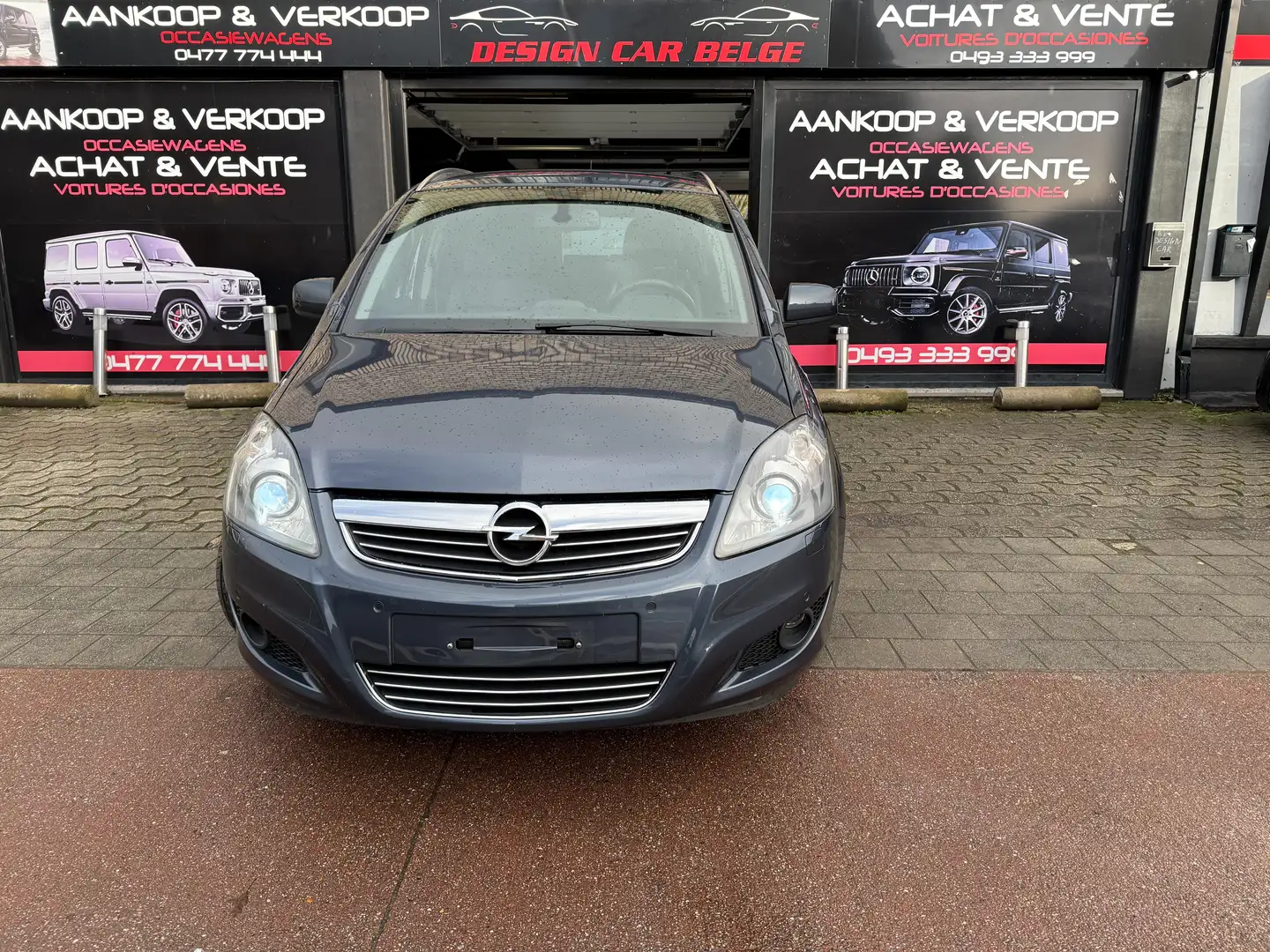 Opel Zafira 1.8i Automatic FULL Essence Xenon Cuir Navigations Bleu - 2