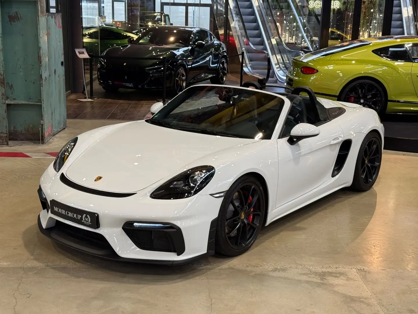 Porsche Boxster 718 Boxster Spyder / Schaltgetriebe / Alcantara Wit - 2