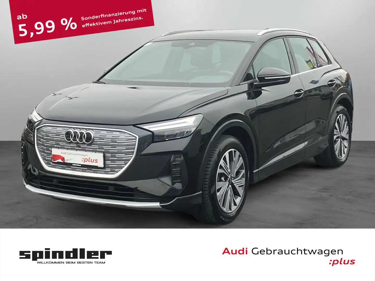 Audi Q4 e-tron advanced 55 quattro / MMI-Navi+, LED Schwarz - 1