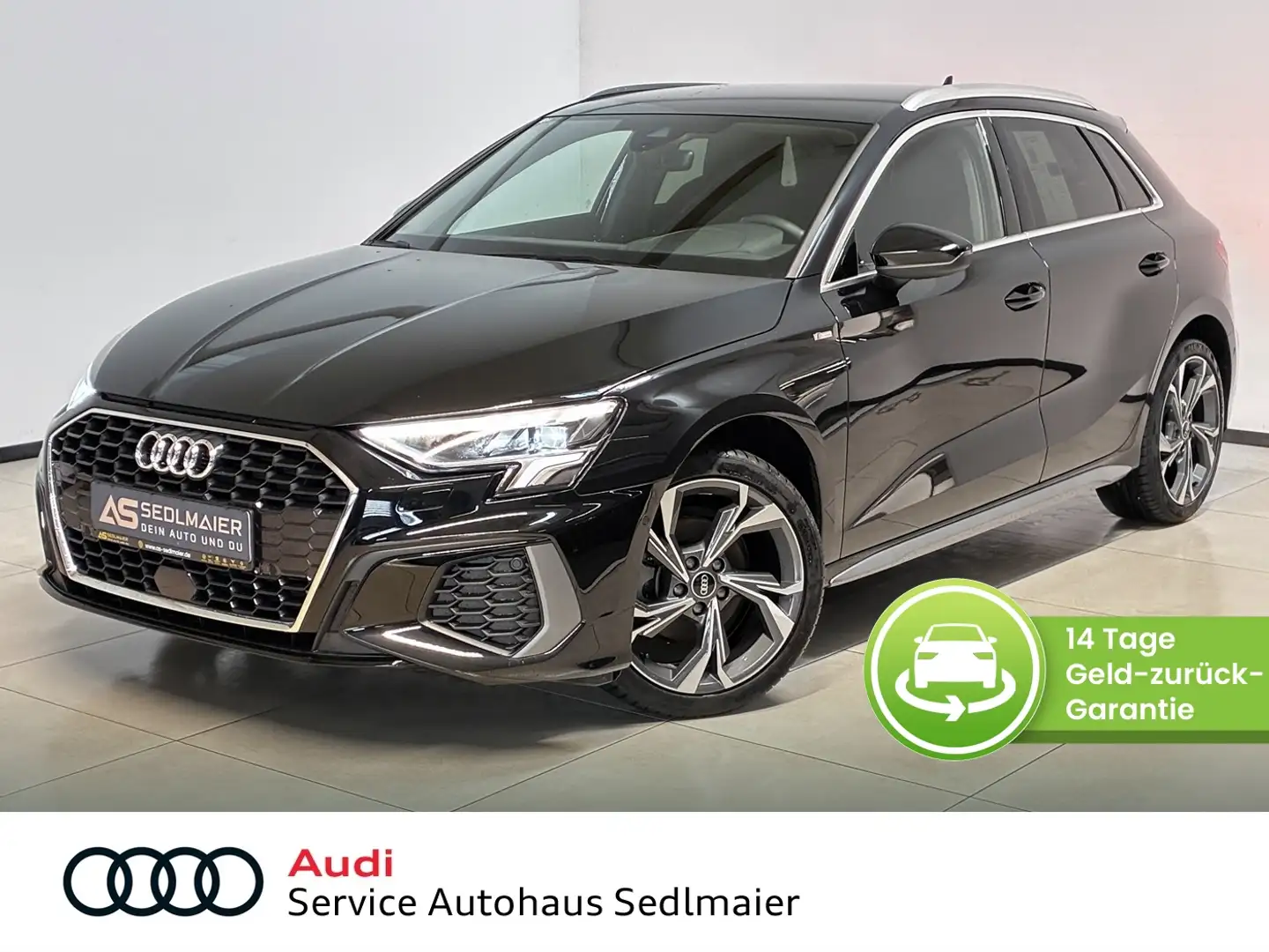 Audi A3 Sportback 35 1.5 TFSI MHEV S-Line SHZ|GARANTIE Schwarz - 1