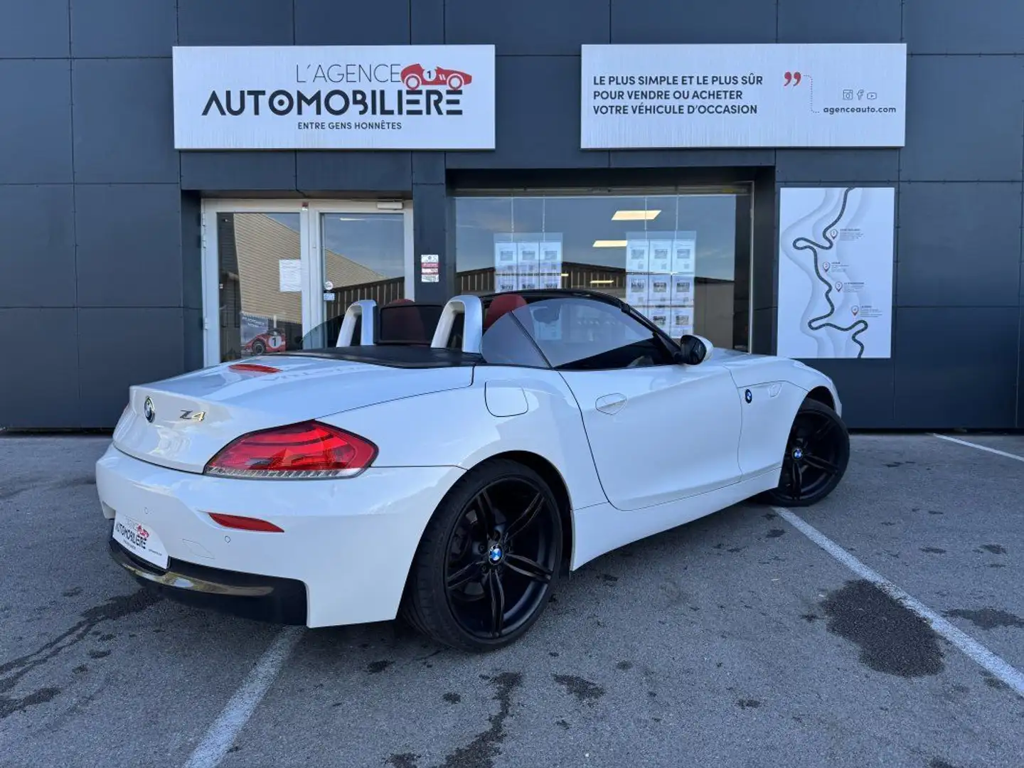 BMW Z4 roadster 25i S-Drive Sport Design BVA Alpinweiss 3 Blanc - 2