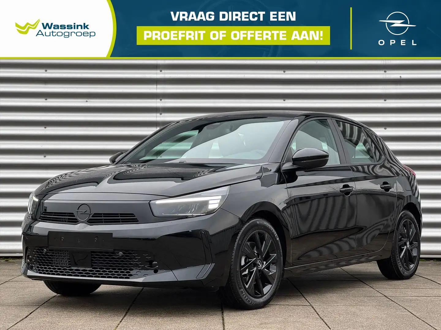 Opel Corsa 1.2 Turbo Start/Stop 100pk Yes Navigatie by AppleC Zwart - 1
