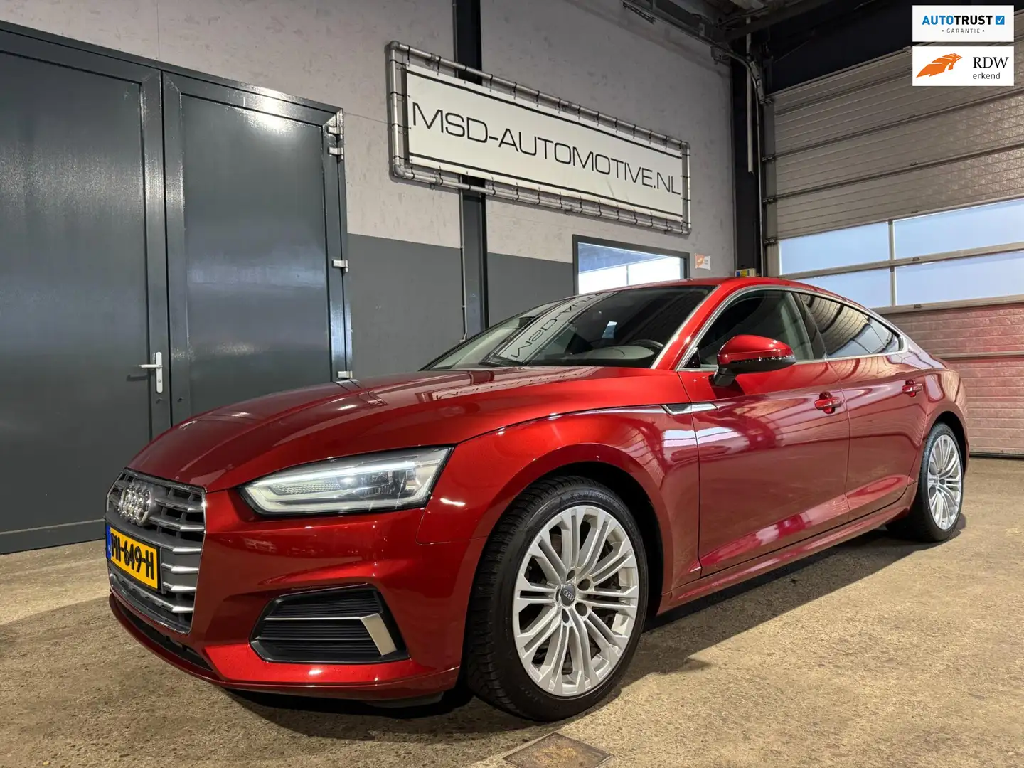 Audi A5 Sportback 2.0 TFSI Sport Pro Line|NAP|Sportstoel|H Rood - 1