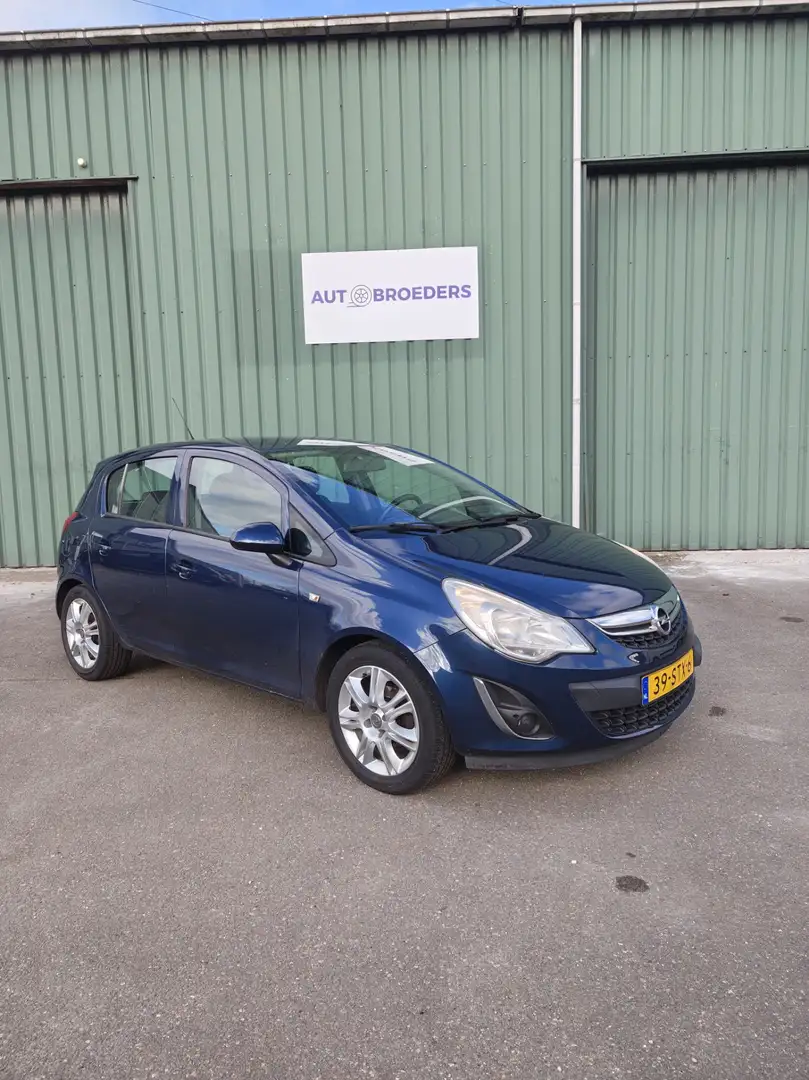 Opel Corsa 1.2-16V Edition AIRCO - 5 DEURS - NETTE STAAT - LM Blau - 1