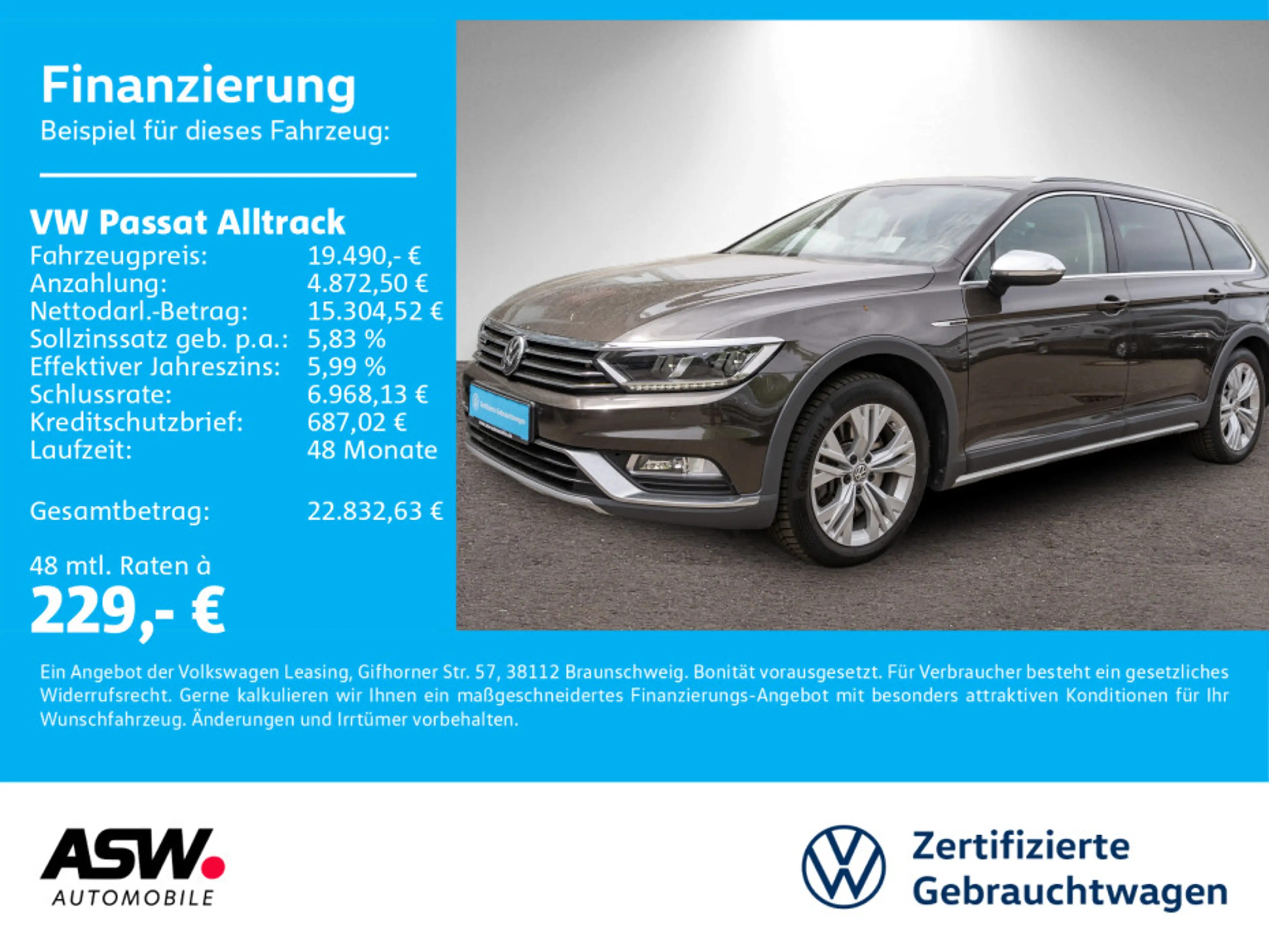 Volkswagen Passat Alltrack Passat Variant Alltrack 2.0 TDI 4M DSG HUD AHK