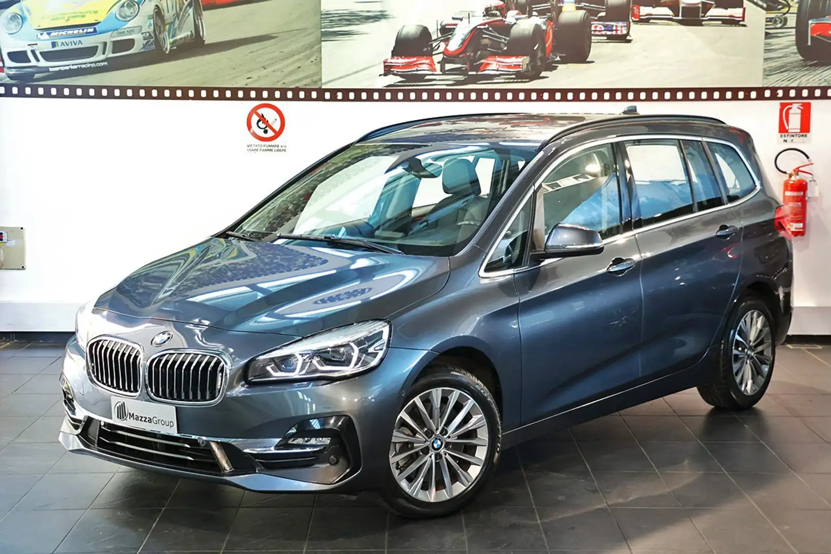 BMW 218 d Gran Tourer Luxury AUTO. - 7 POSTI/PELLE/CARPLAY Grey - 1
