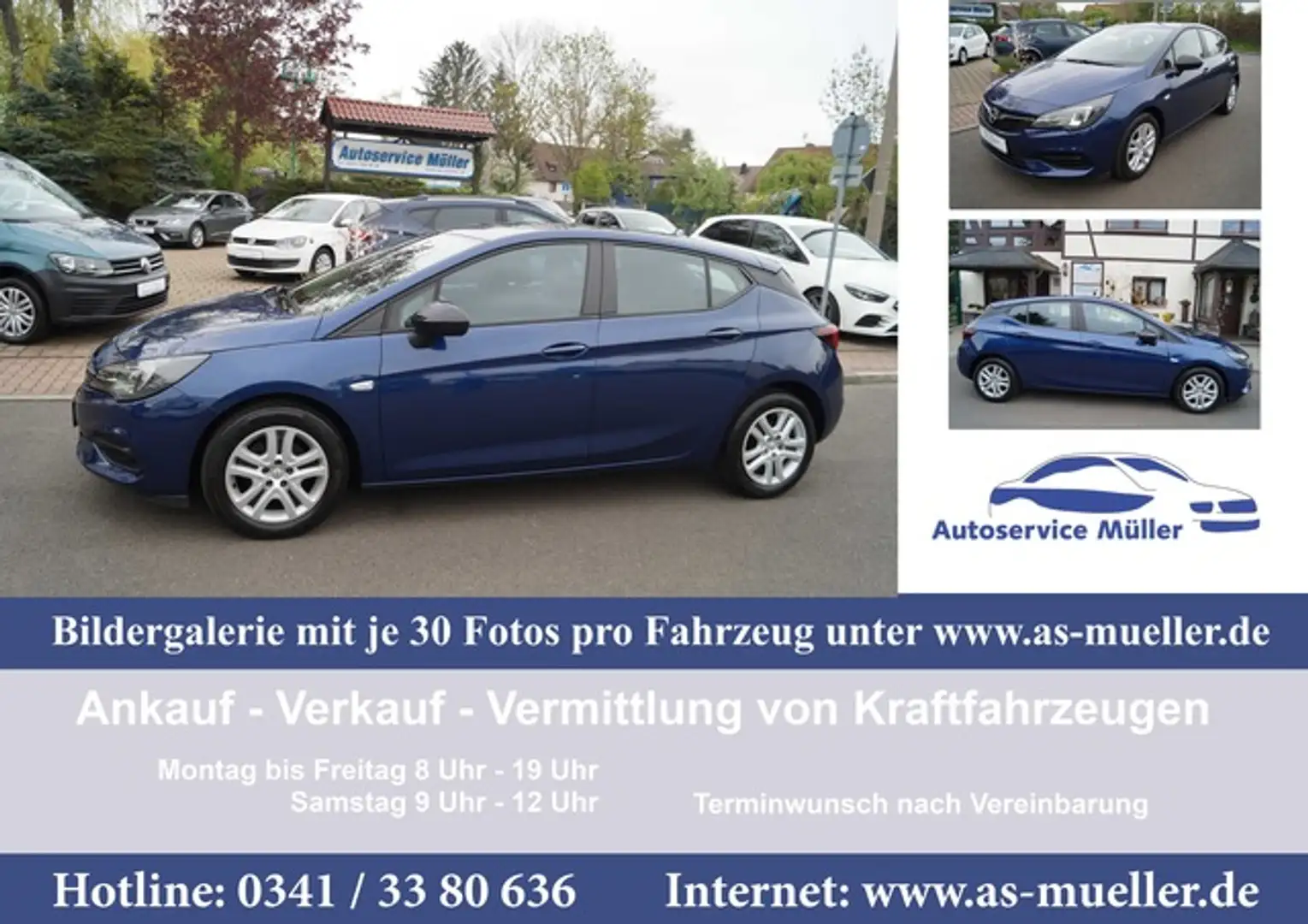 Opel Astra K LED-Sitzh.-PDC-CarPlay-Beheiz.-Lenkrad Bleu - 1