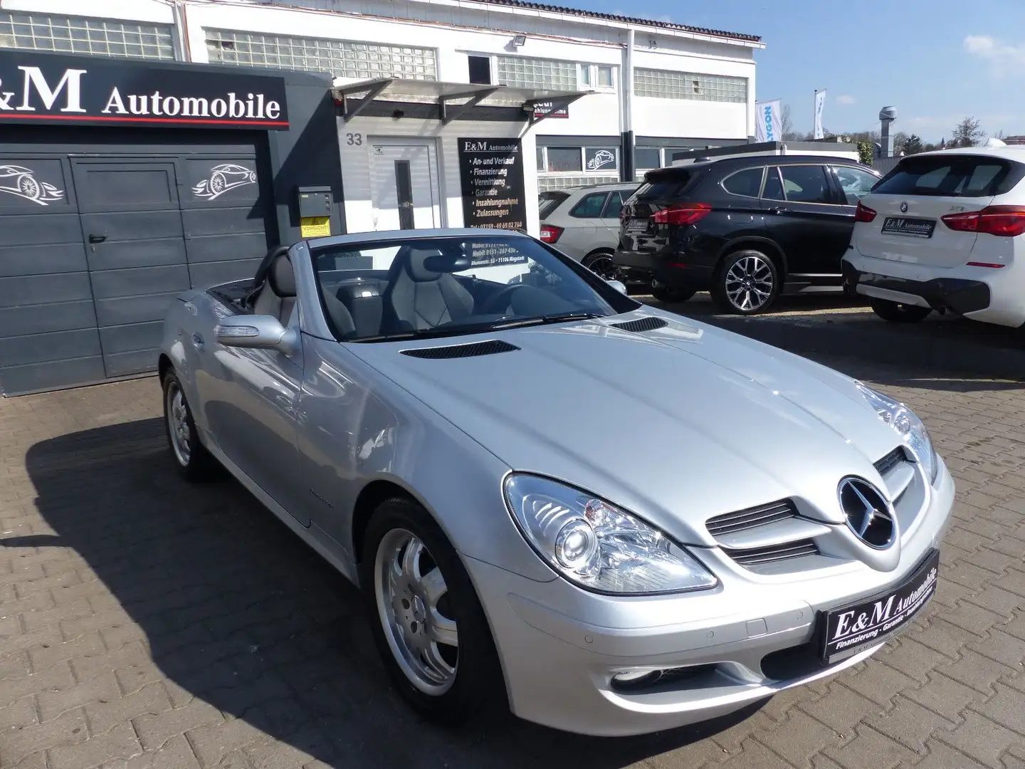 Mercedes-Benz SLK 200 Kompressor Automatik*ORG 14.251KM*LEDER Argent - 2