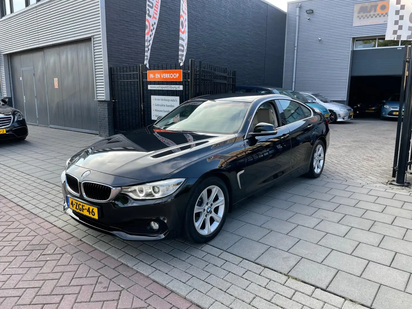 BMW 420 4-serie Gran Coupé 420i High Executive 2e Eig. Tre Zwart - 1