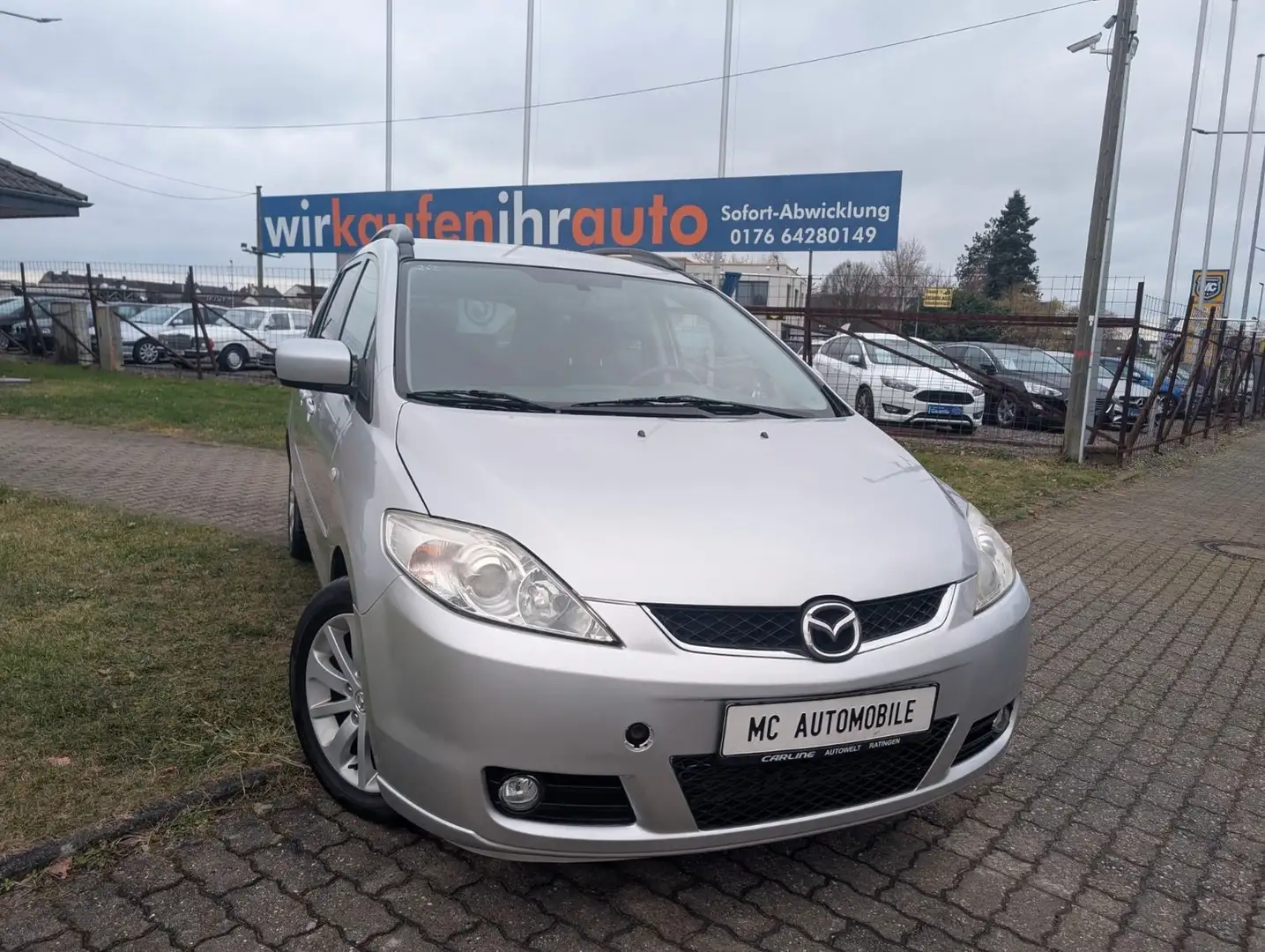 Mazda 5 Lim. 1.8 Exclusive*7-SITZE*AHK*KLIMA*RADIO-CD Silber - 1