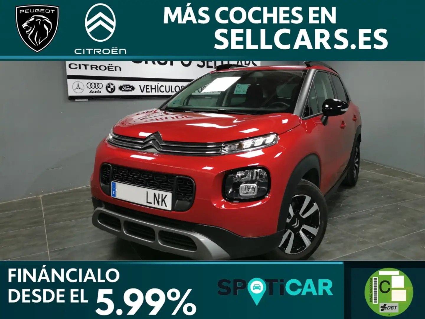 Citroen C3 Aircross Puretech S&S Feel 110 Rojo - 1