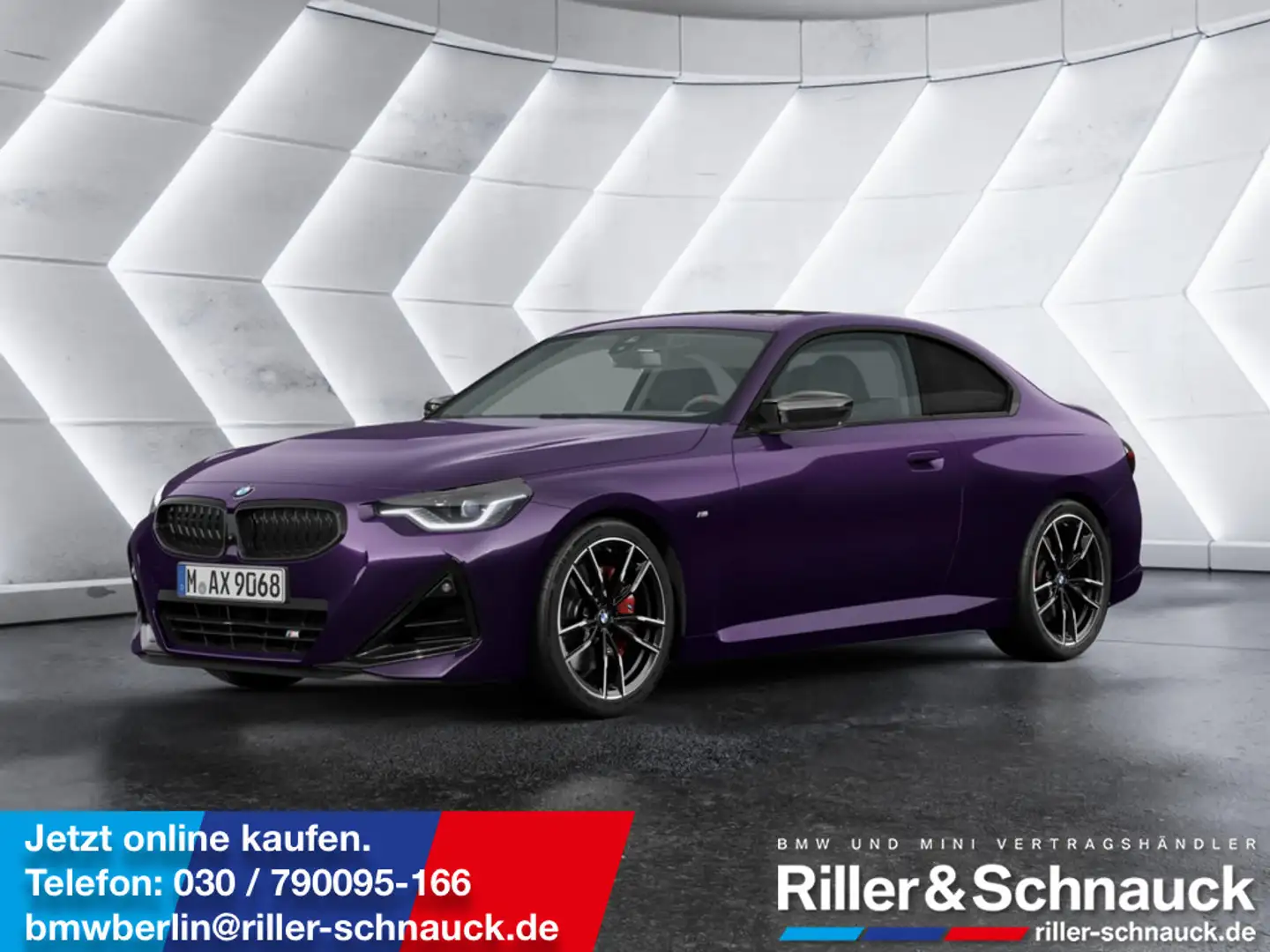 BMW 240 Mi xDrive KAMERA H/K HGSD NAVI LED 360° Lilla - 1
