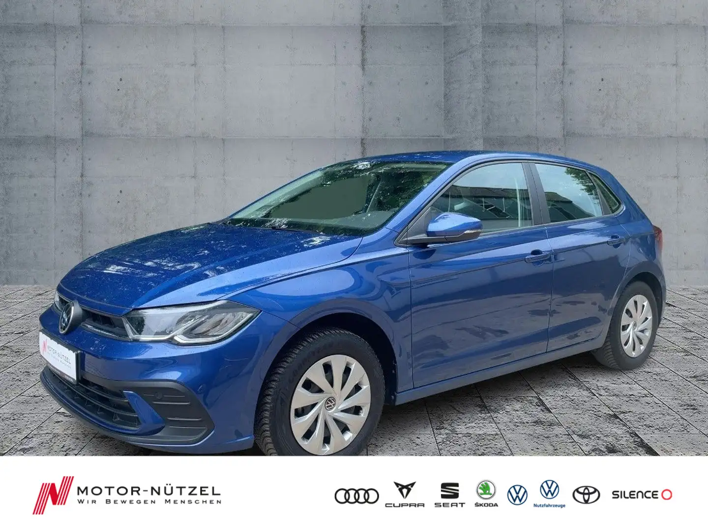 Volkswagen Polo 1.0 LED+APP+DAB+MFL+BLUETOOTH+KLIMAANLAGE Blau - 1
