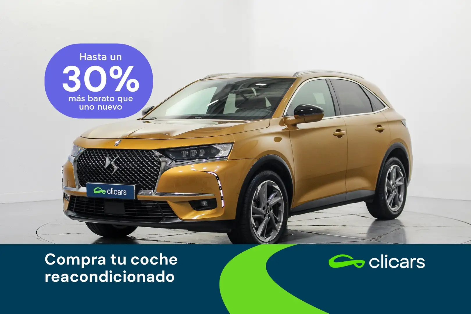 DS Automobiles DS 7 Crossback 1.5BlueHDi So Chic Aut. Jaune - 1