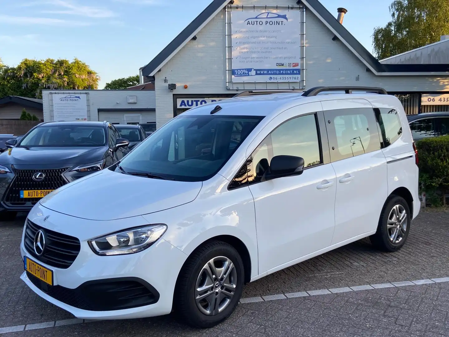 Mercedes-Benz Citan BENZINE TOURER UNIEK 5-PERSOONS/DEALER ONDERHOUDEN Blanc - 1