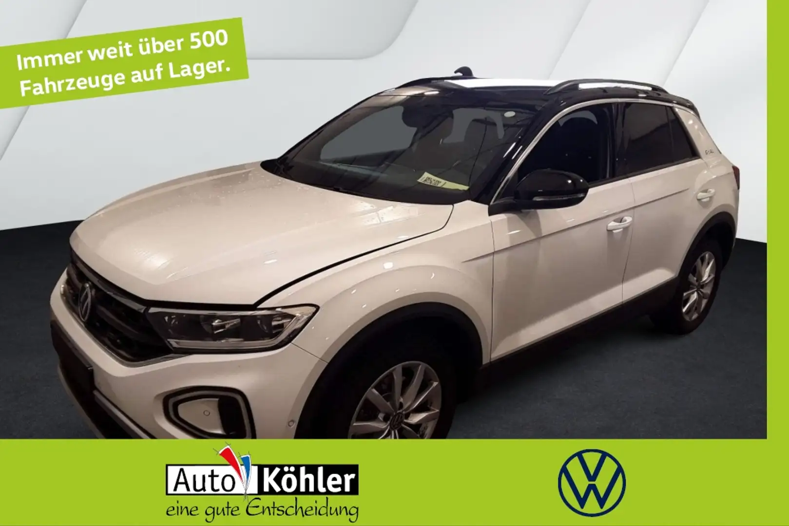 Volkswagen T-Roc GOAL TDI DSG CarPlay/AHK/Virt/ACC/Kamera Weiß - 1
