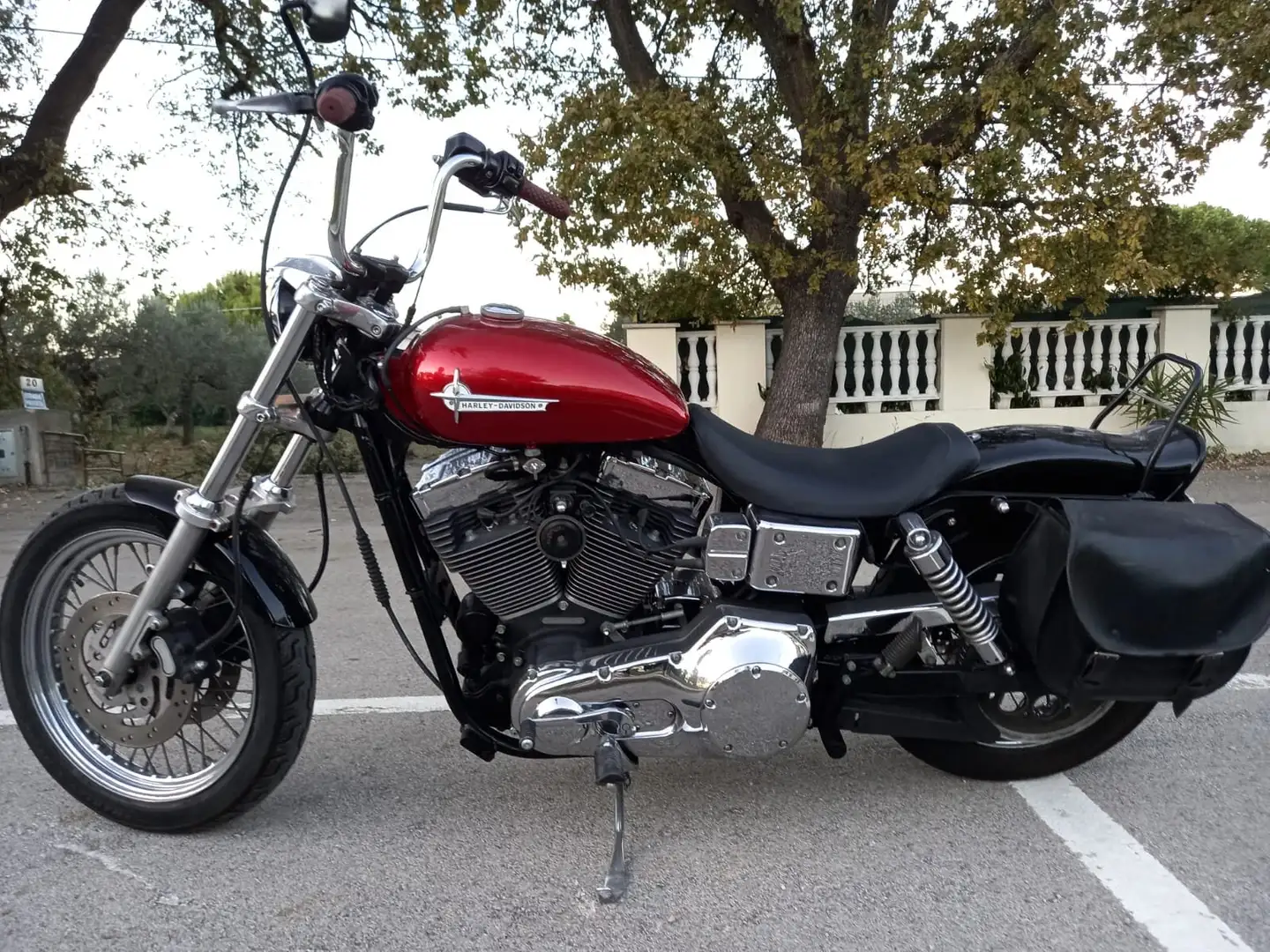 Harley-Davidson Dyna Low Rider 1450 carburatore Czerwony - 2
