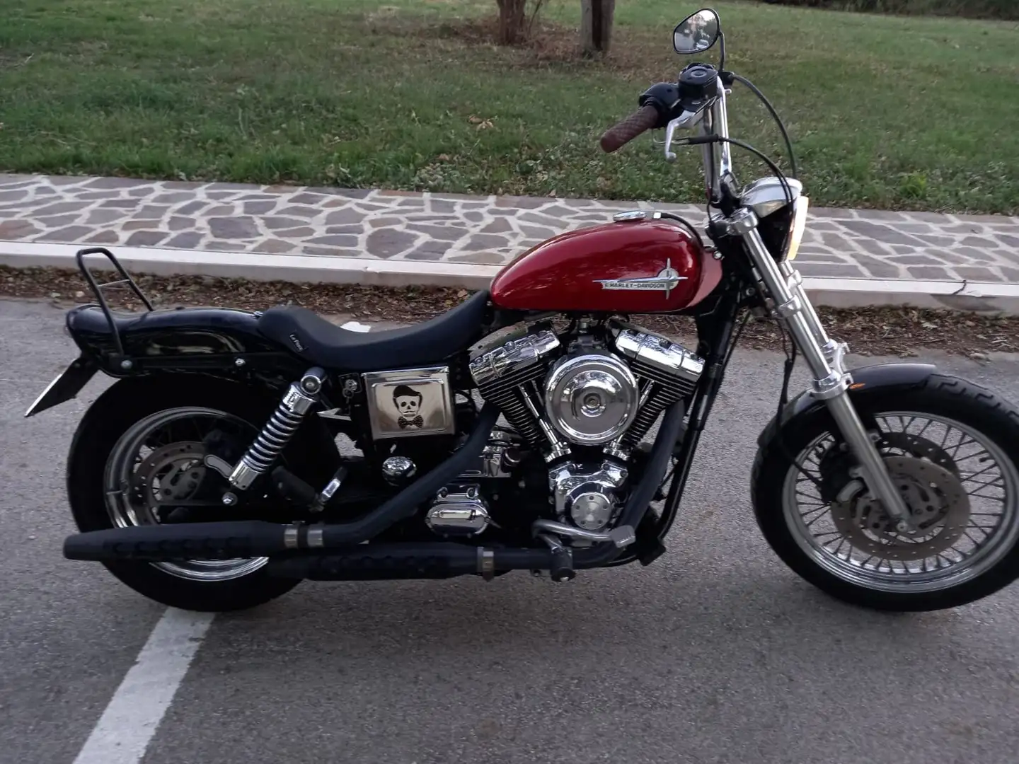Harley-Davidson Dyna Low Rider 1450 carburatore Czerwony - 1
