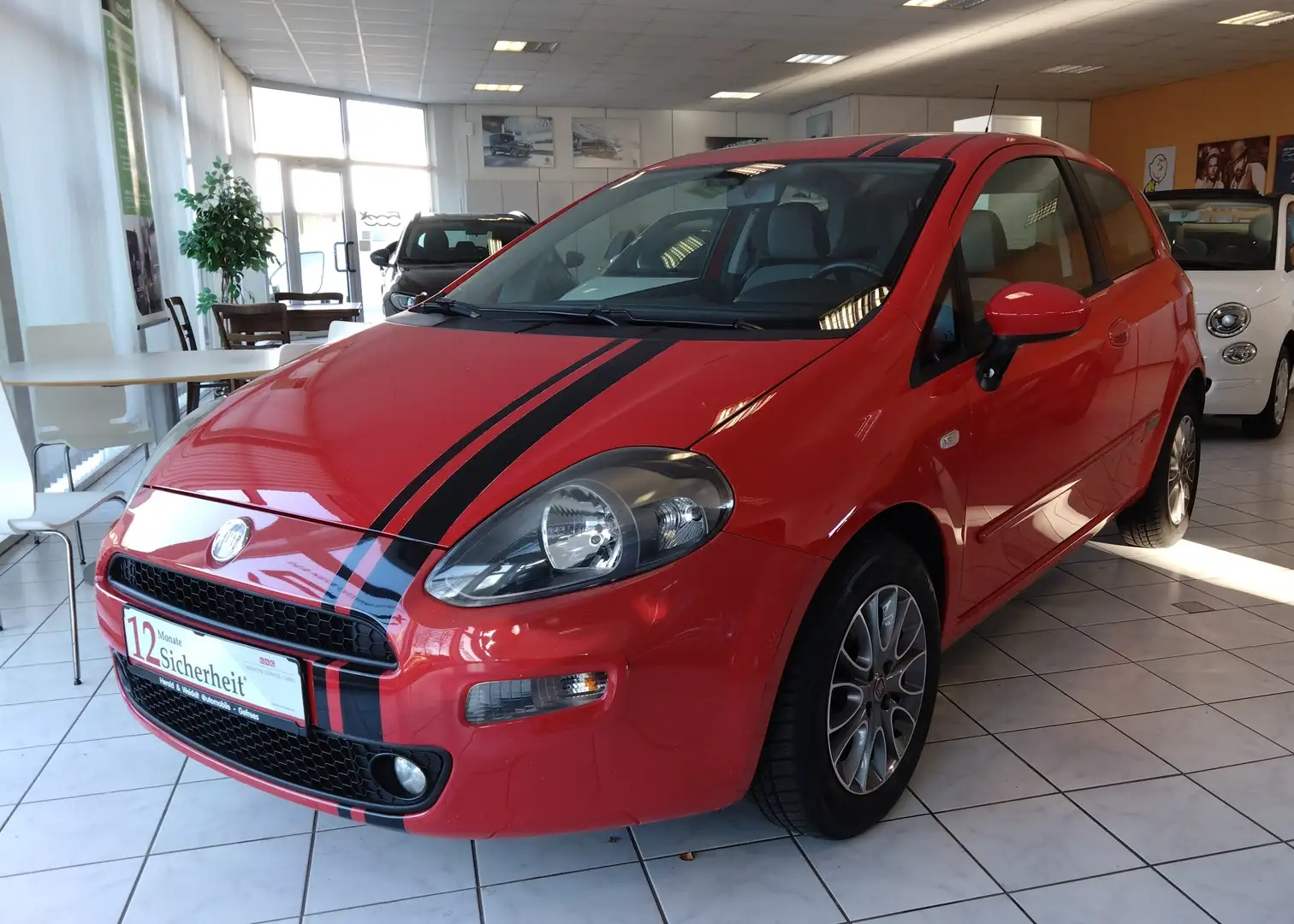 Fiat Punto 1.4 8V Klima Bluetooth Leichtmetallfelgen Rot - 1
