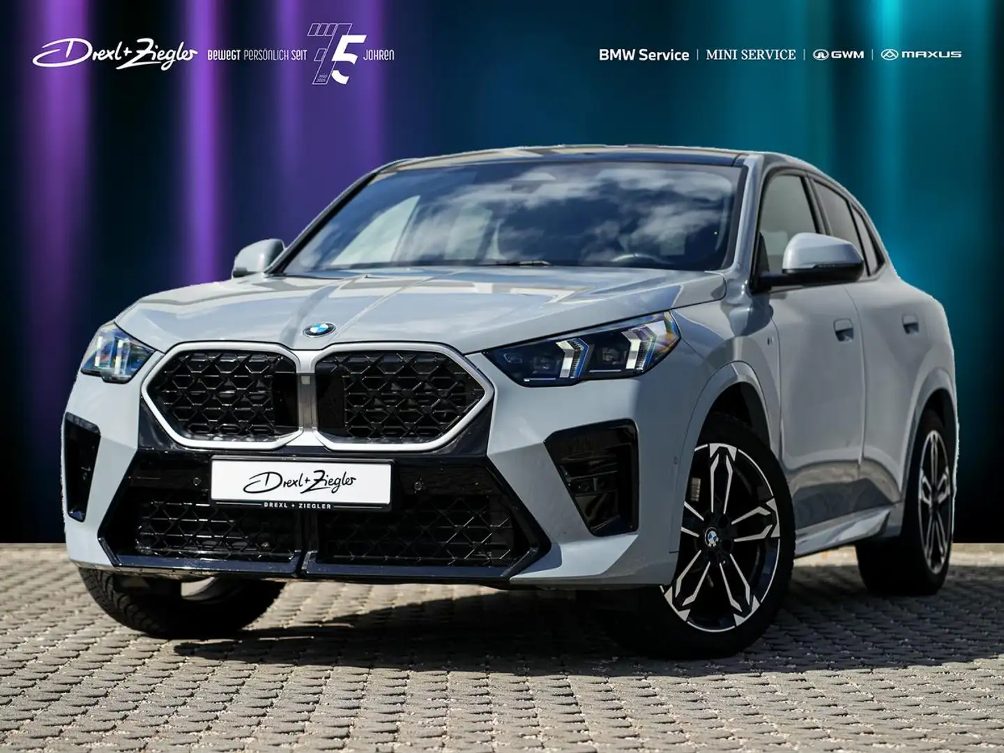 BMW X2 sDrive20i M-Sport AdLED AHK AkSitz PANO KoZg Grau - 1