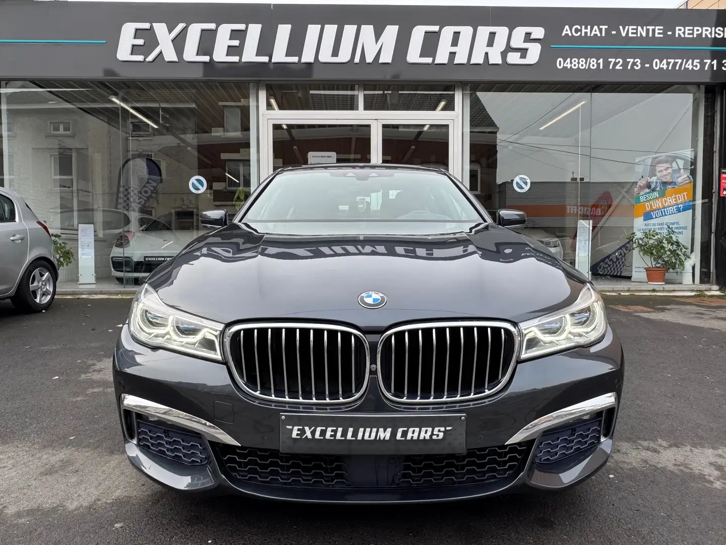 BMW 730 D Pack-M Toit Ouvt Camera 360 Full Option Gris - 2