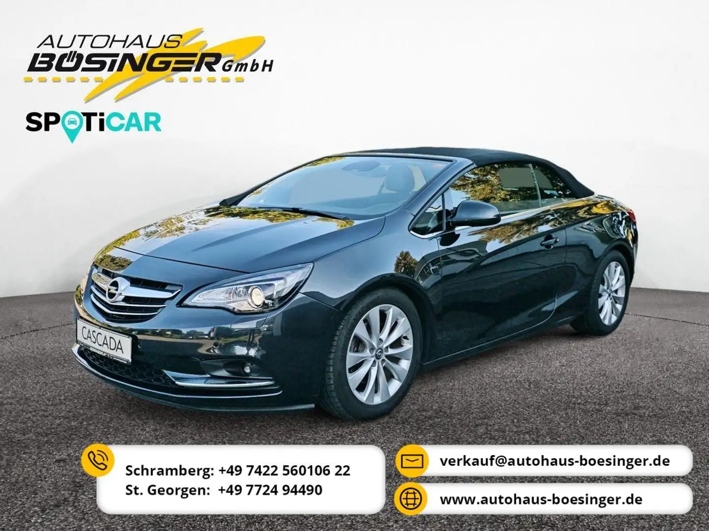 Opel Cascada Innovation ecoFlex 1.6 16V Navi/BT/ TOP Schwarz - 1