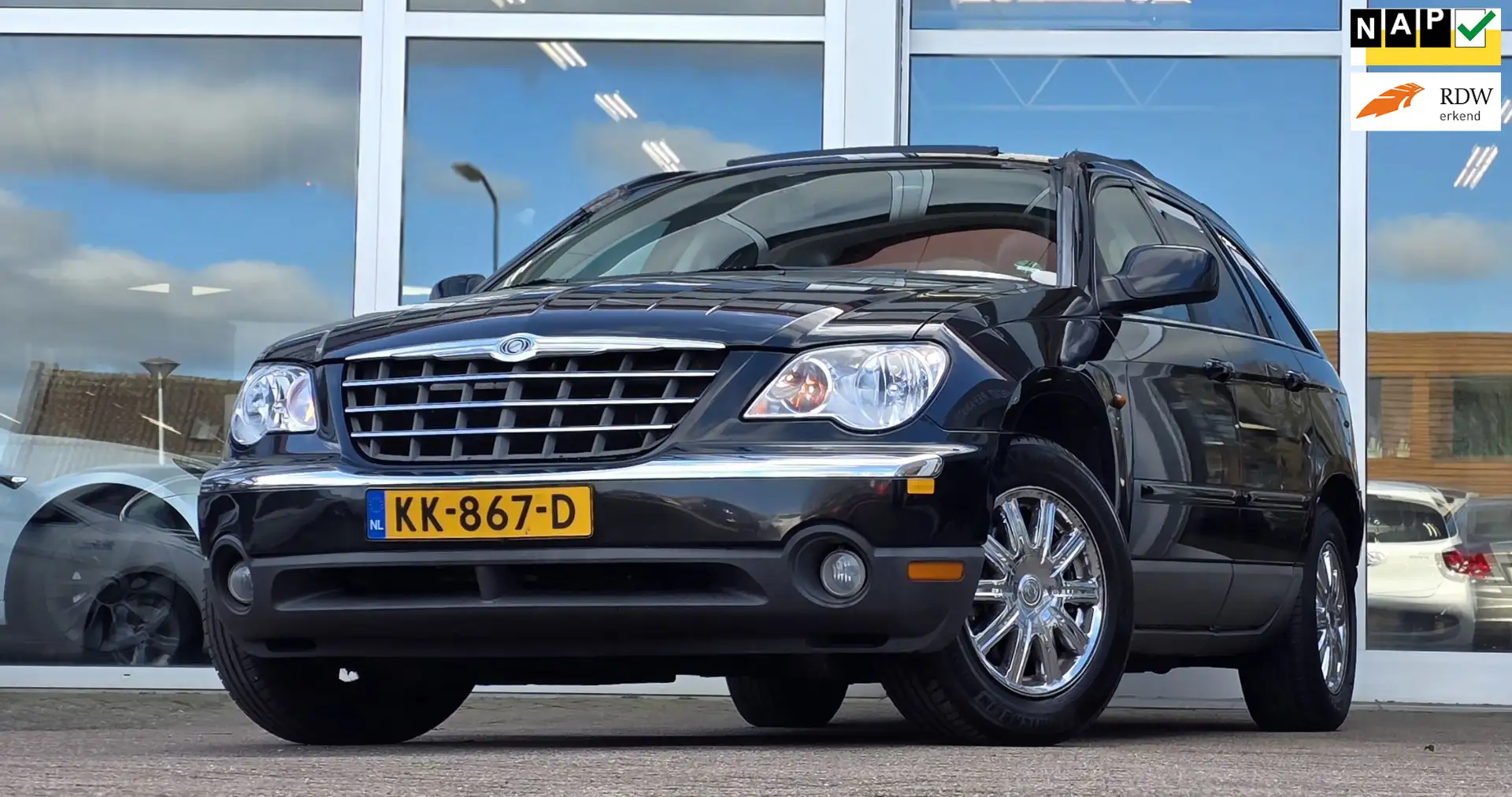 Chrysler Pacifica 4.0i V6 6P Leren bekleding Opendak Nieuwe APK Чорний - 1