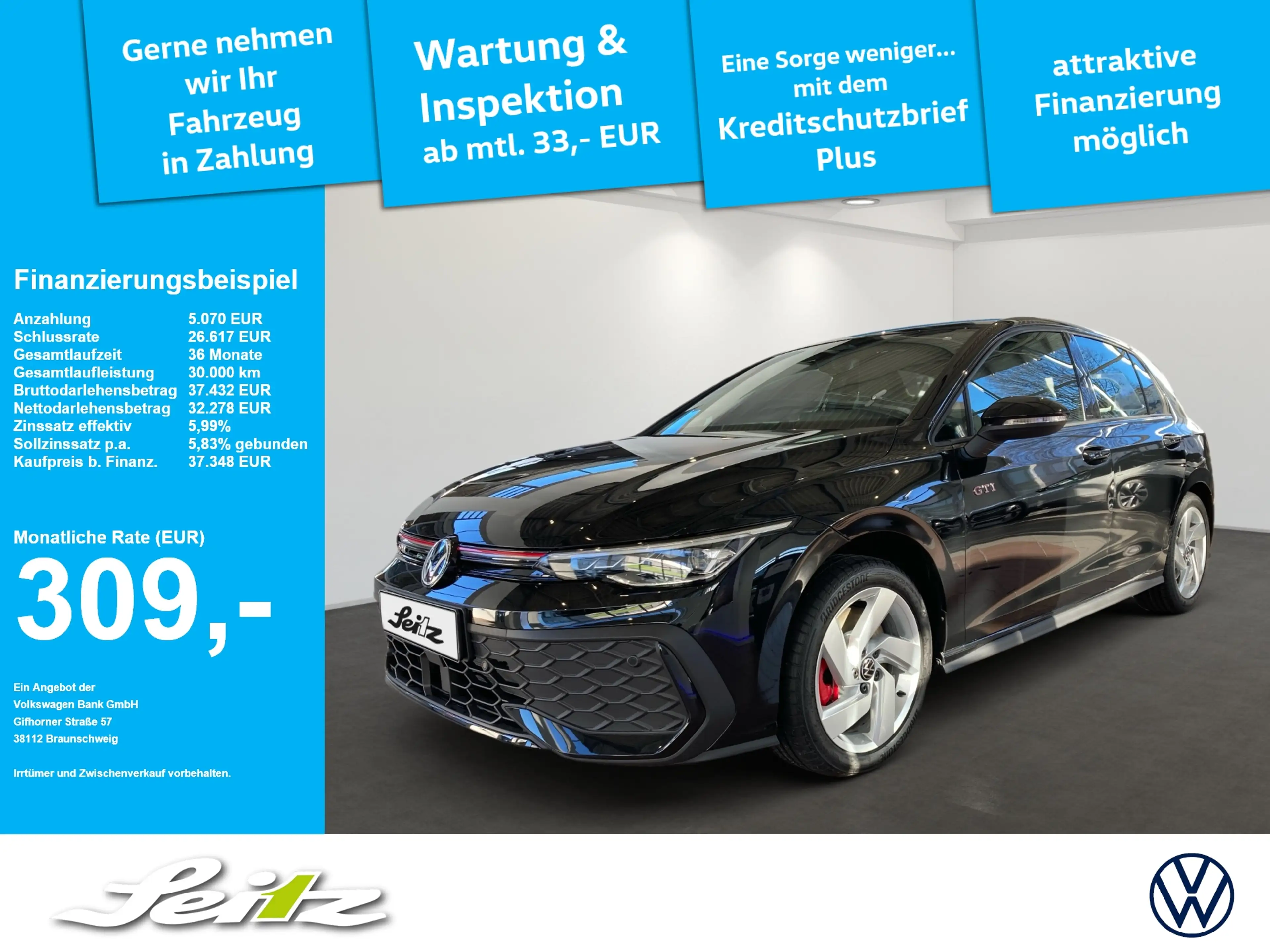 Volkswagen Golf VIII 2.0 TSI GTI *LED*KAMERA*SITZHZG*