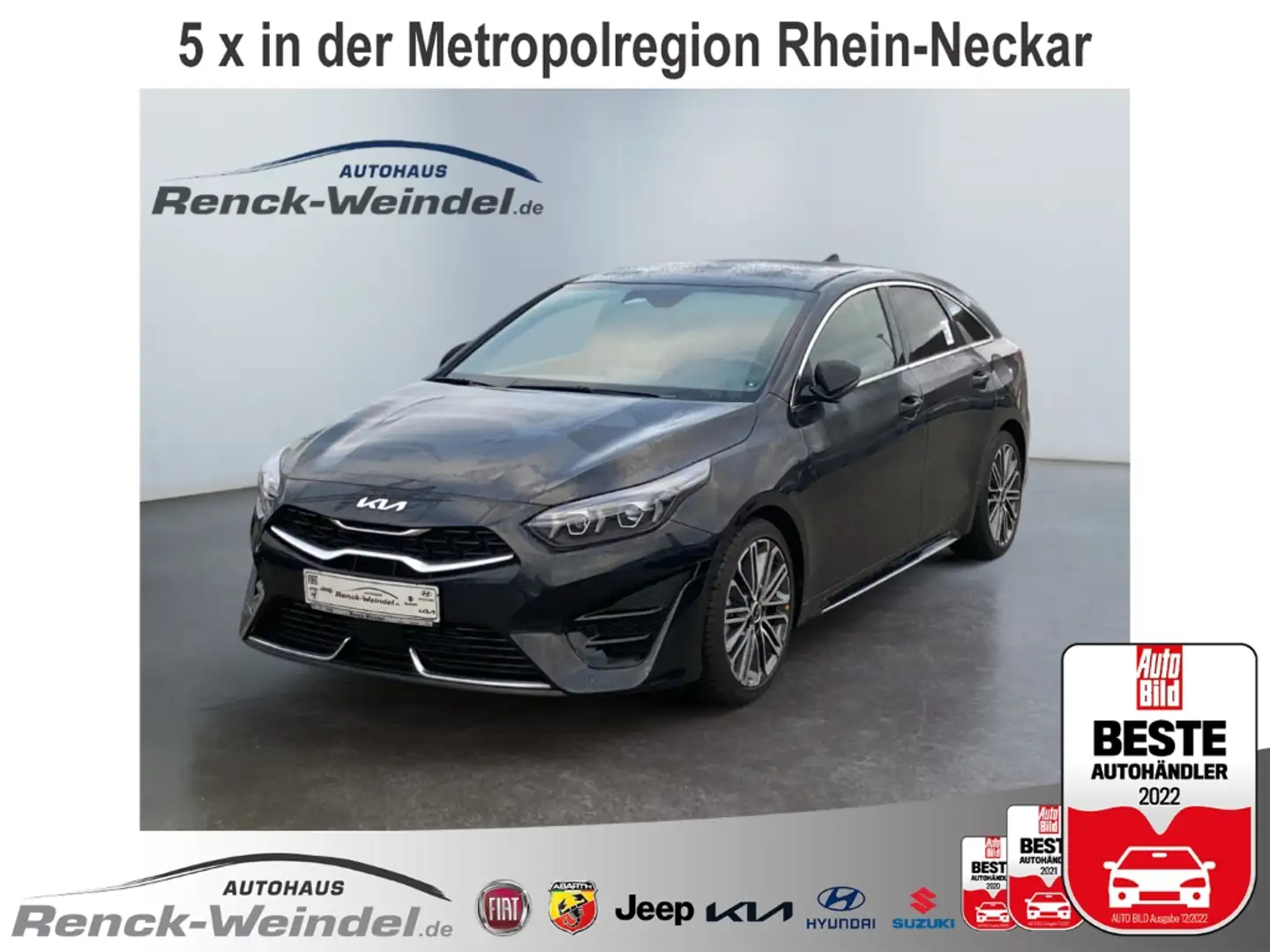 Kia ProCeed / pro_cee'd GTL 1.5T-GDI Navi Klimaautom LED Rückfahrkam. PDCv Schwarz - 1