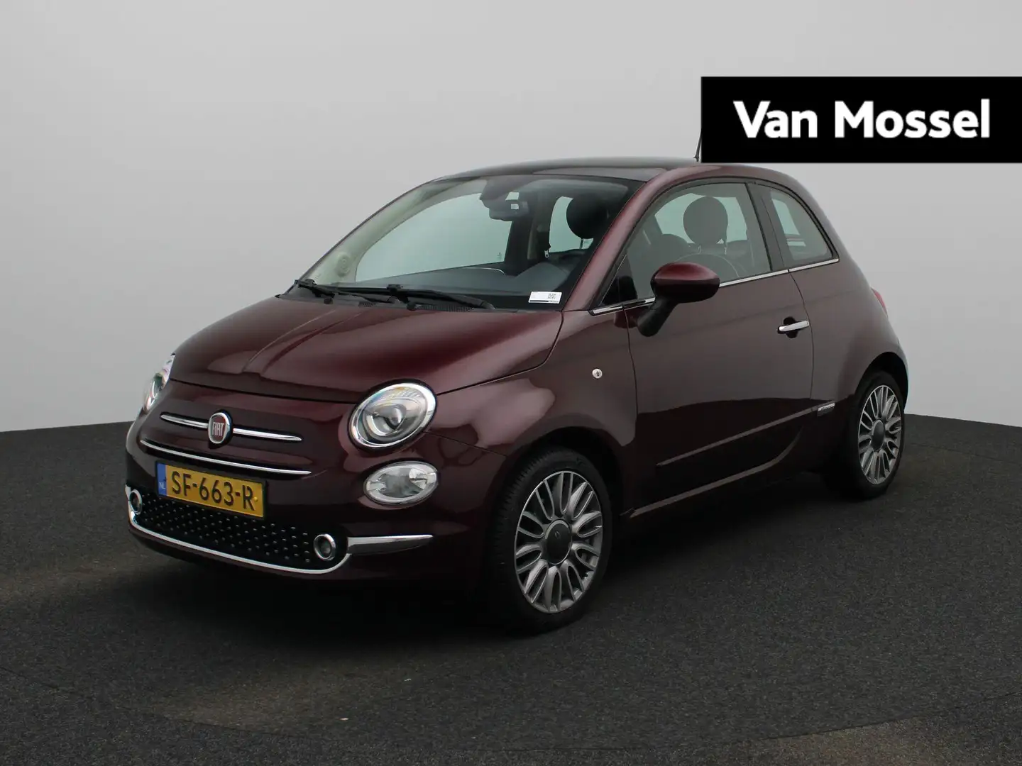 Fiat 500 1.2 Lounge | Airco | Bluetooth | Cruise | LED | Pa Rood - 1
