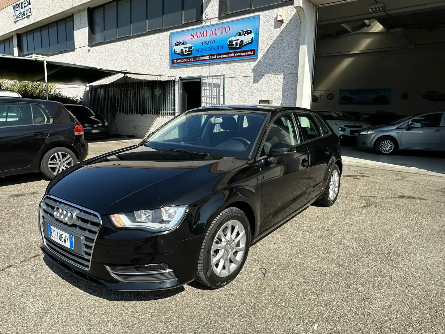 Audi A3 A3 III 2013 Sportback 1.6 tdi Ambiente 110cv E6 Schwarz - 2
