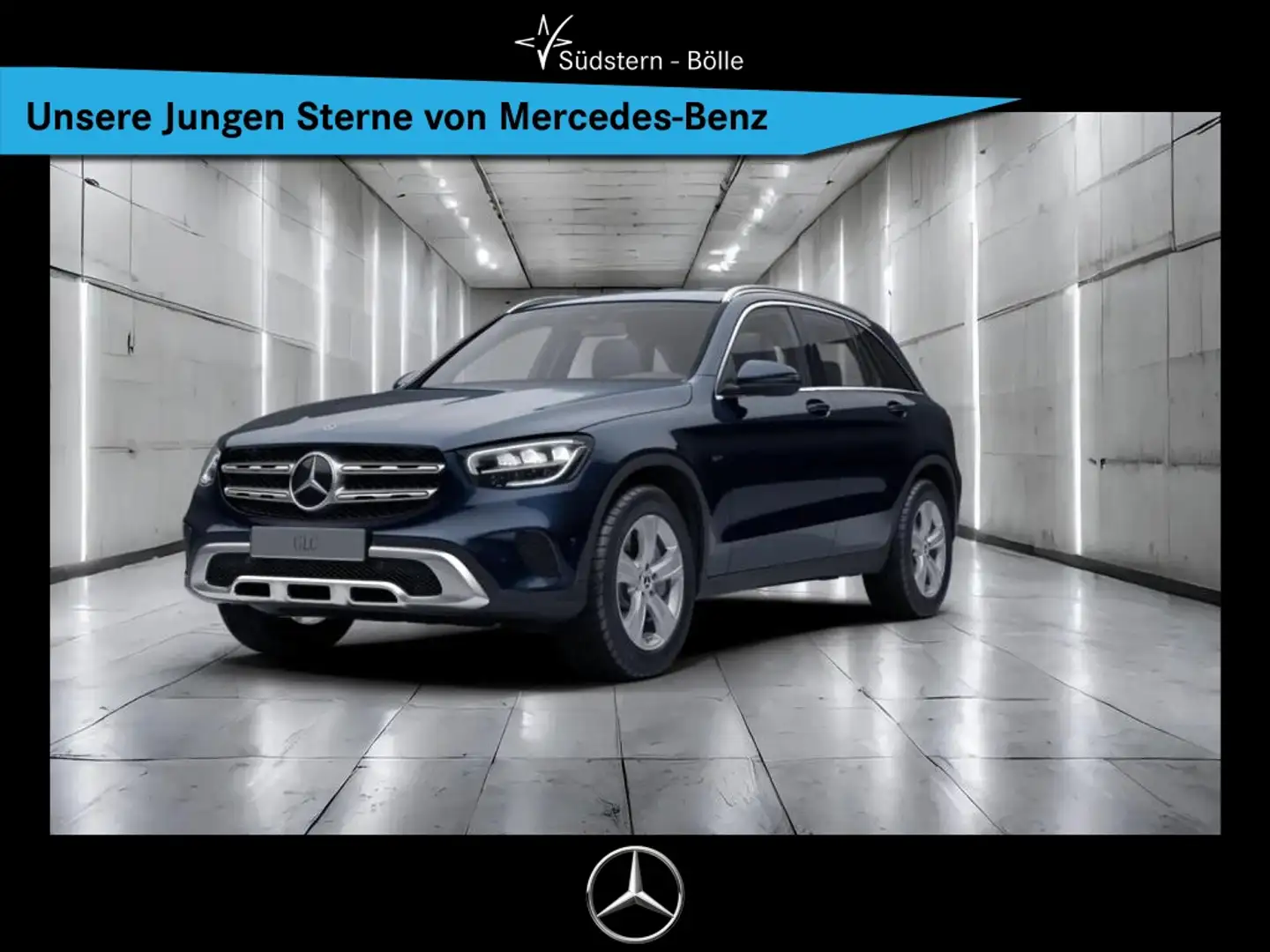 Mercedes-Benz GLC 300 de 4M AHK+DISTRONIC+KAMERA+LED+MBUX Bleu - 1