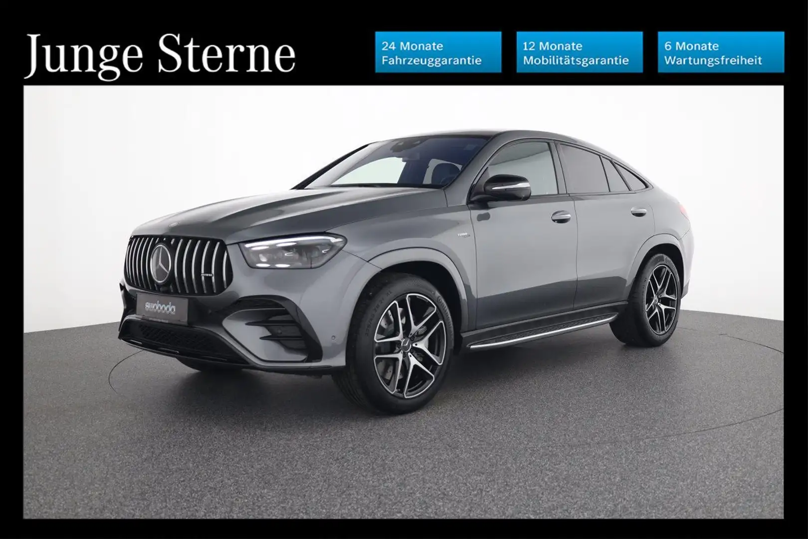 Mercedes-Benz GLE 53 AMG 4M Coupé Airmatic Head Up AHK Facelift Grey - 1