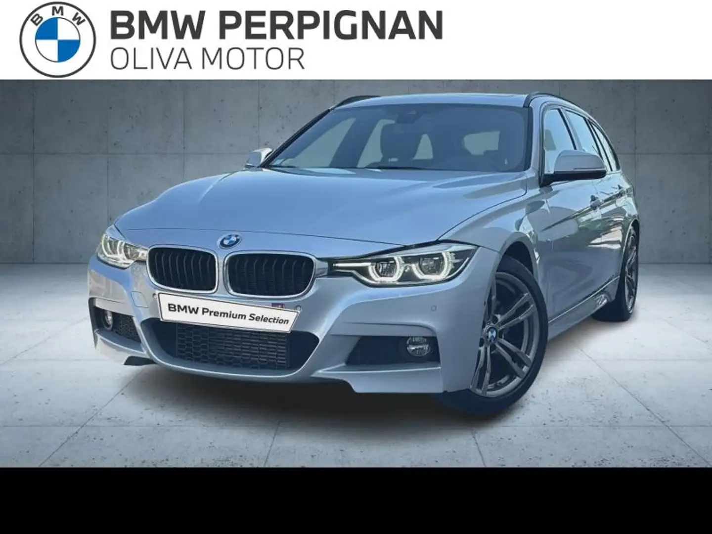BMW 318 318dA 150ch M Sport Argent - 1