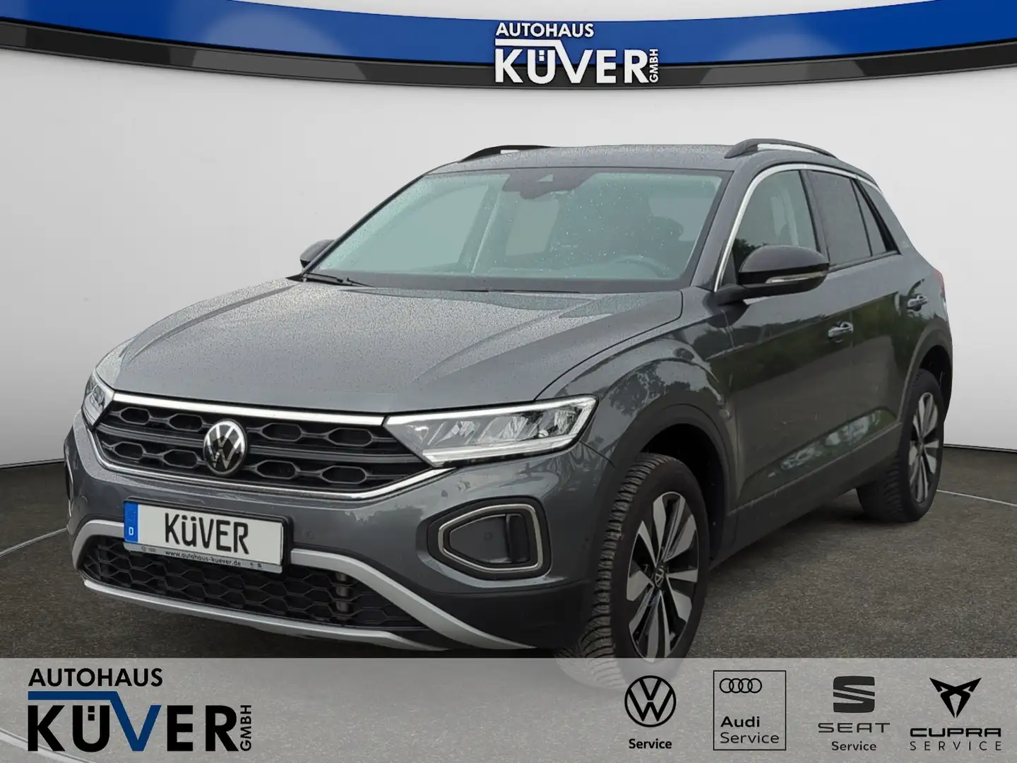 Volkswagen T-Roc Goal 1,5 DSG ACC+LED+Shzg.+AHK+17´´ Grau - 1