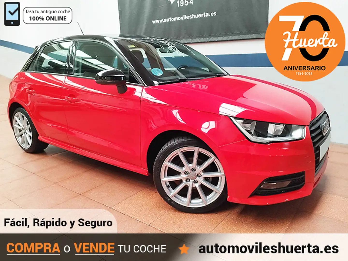 Audi A1 Sportback 1.0 TFSI Adrenalin Rojo - 1