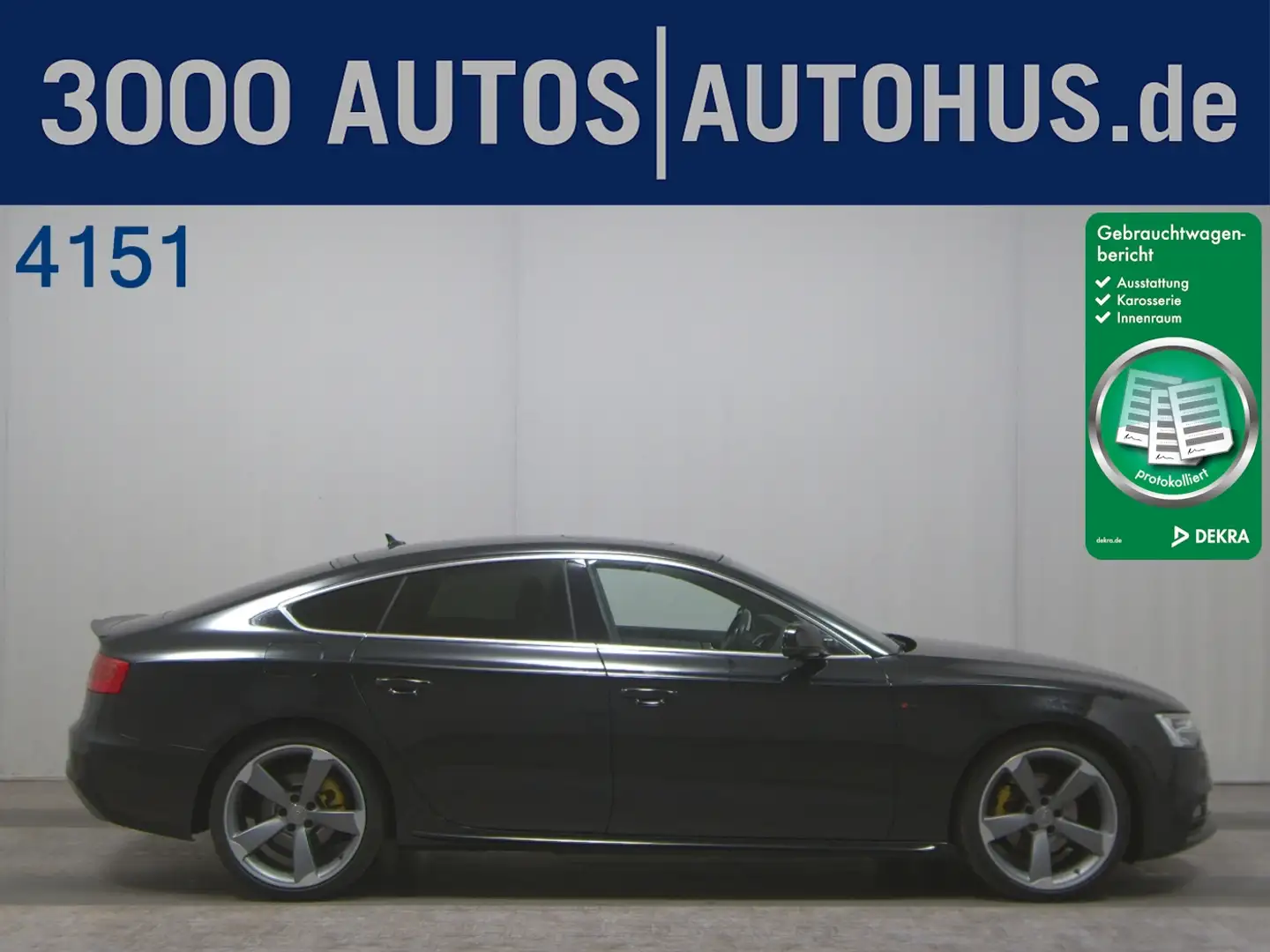Audi A5 Sportback 2.0 quattro TDI 4x4 S-Line Navi LM Schwarz - 1