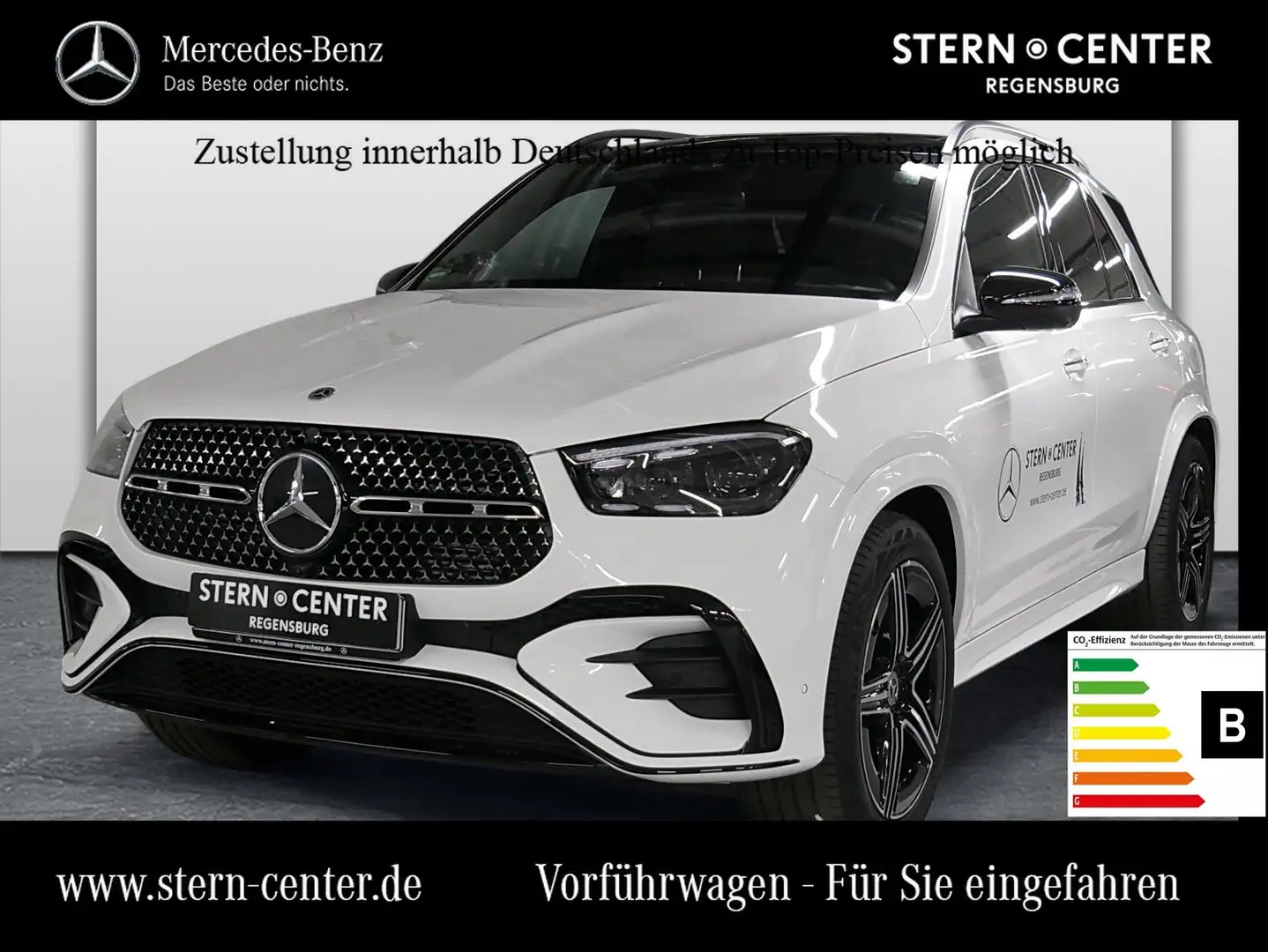 Mercedes-Benz GLE 400 e 4M+AMG+DISTRONIC+PANO+HUD+AIRMATIC+AHK Blanc - 1